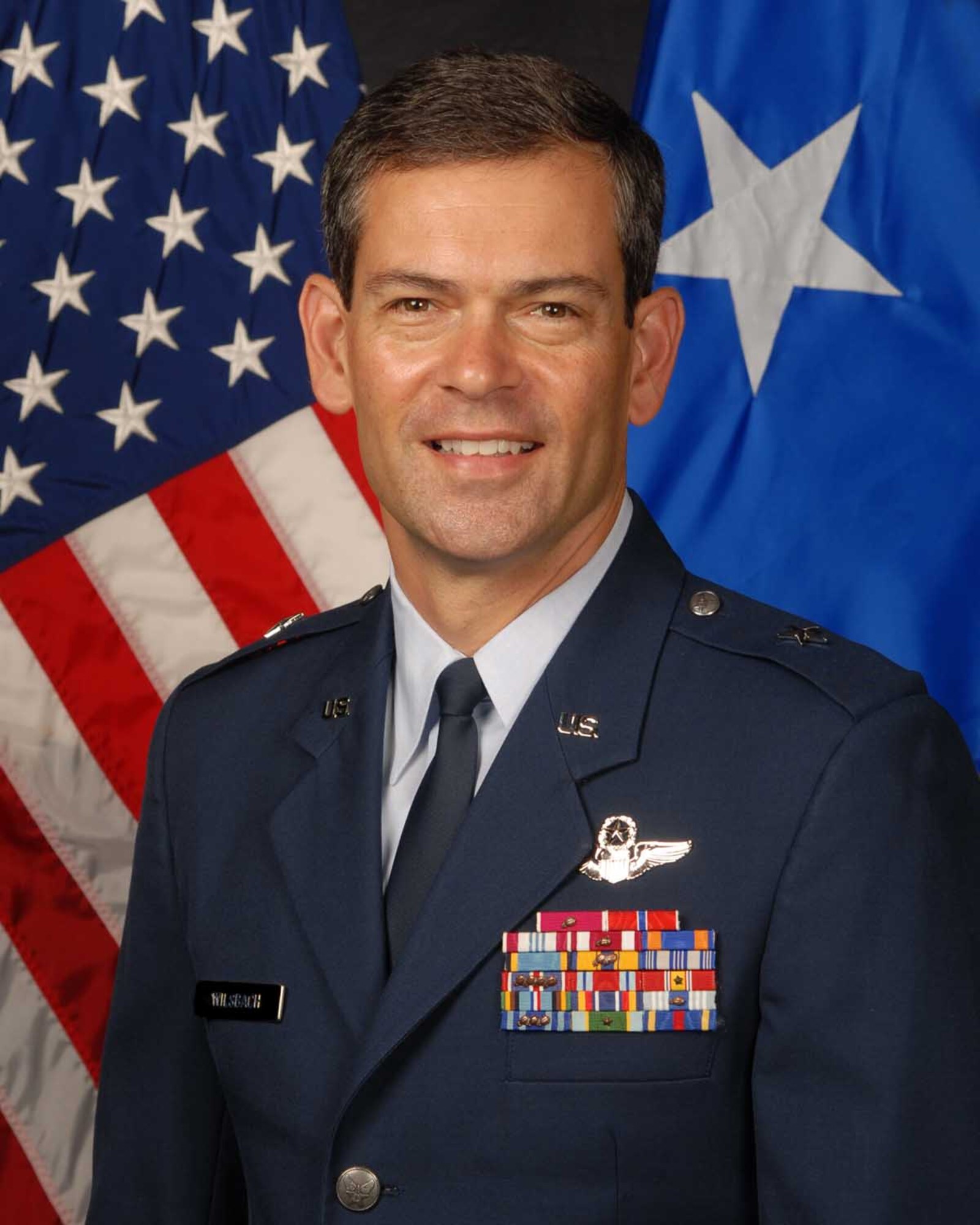 Brigadier General Ken Wilsbach, 18th Wing commander. 