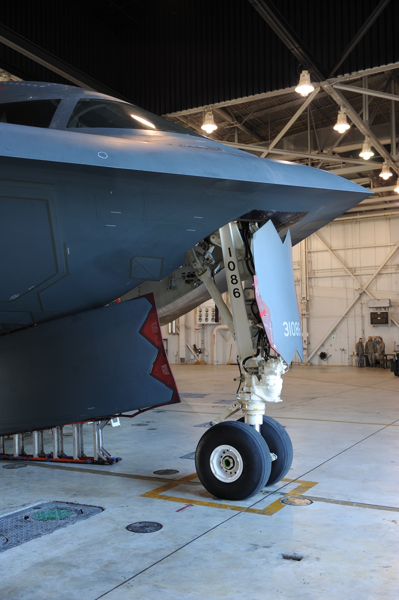 The cockpit of a B-2 stealth as it prepares to taxi during the "Beast Walk" for the Nuclear Operation Readiness Exercise, Sept. 29, 2009. (U.S. Air Force photo/Senior Airman Cory Todd)