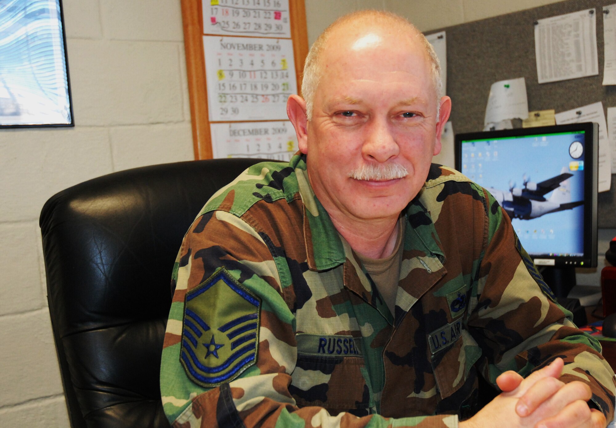 Master Sgt. William Russell, 94th Maintenance Squadron, says, "It is a time to think about friends and family. And a time to improve the way we go about expressing 
the way we feel about one another." (U.S. Air Force photo/Tech. Sgt. Robert Martin)