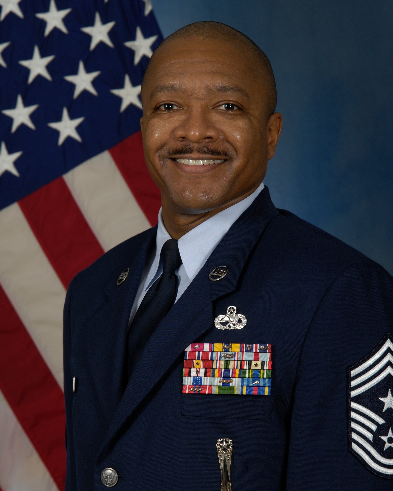 Chief Master Sgt. Dexter Mitchell recently became the 1st Special Operations Wing's new command chief. Chief Mitchell comes to the 1st SOW from the 353rd Special Operations Group at Kadena Air Base, Japan. (U.S. Air Force photo.)