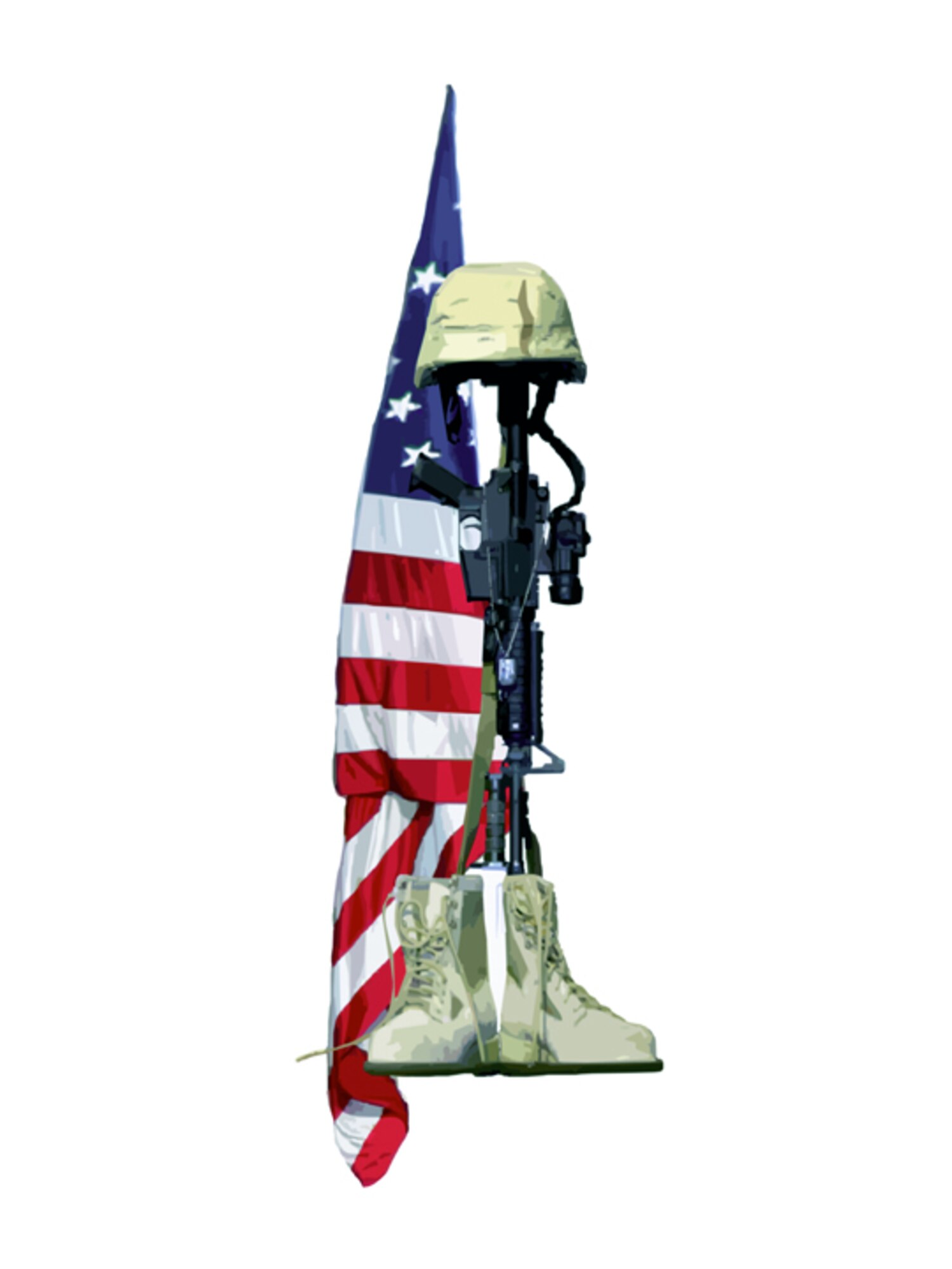 Veterans Day Clip Art.  Created by Ken Chandler. This image is 10x7.5 @ 72 ppi.  This image is copyrighted and is the property of Ken Chandler and is available only to members of the armed forces and military organizations.