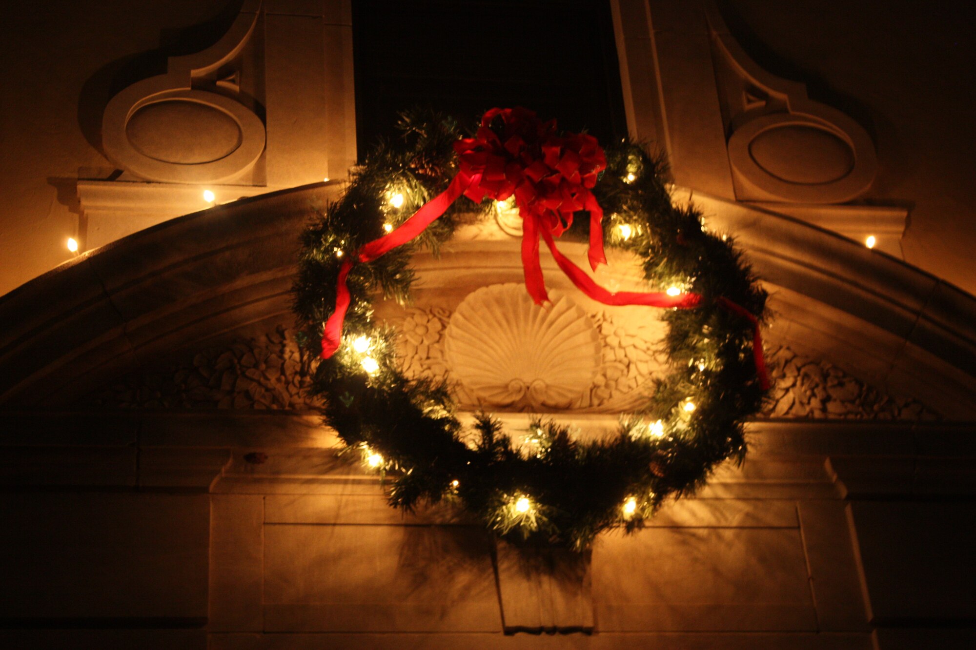 Command Wreath, by Master Sgt. Paul J. Funk. During this holiday season let us not forget family, friends and our deployed brothers and sisters.  May peace be heard on this silent night!