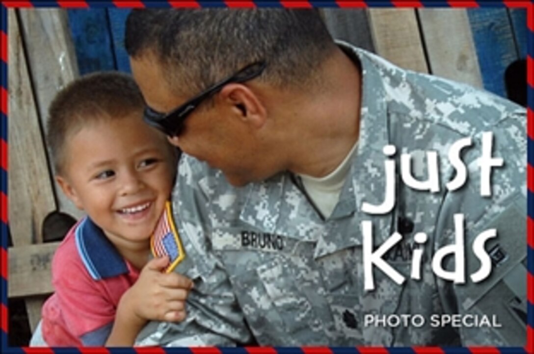 U.S. troops around the world serve as both warriors and diplomats.  Everywhere they go, the children in these far off lands turn out to meet the Americans. Click on the Special link below to view the AFPS photo special "Just Kids." 
