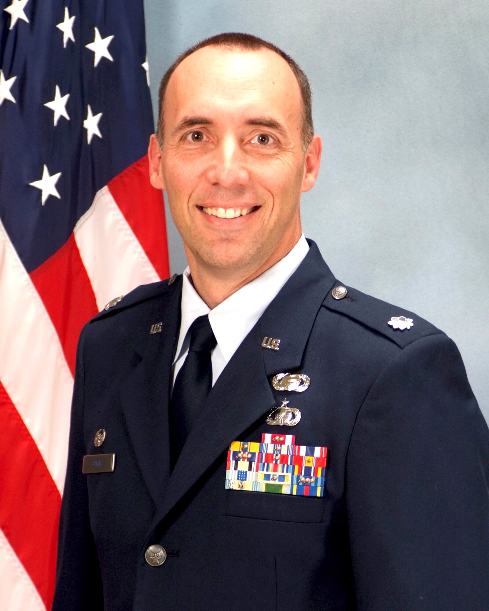 Lt. Col. Michael Burns is the commander of the 302nd Mission Support Group. The group is assigned to the 302nd Airlift Wing, an Air Force Reserve Command unit. (U.S. Air Force photo)