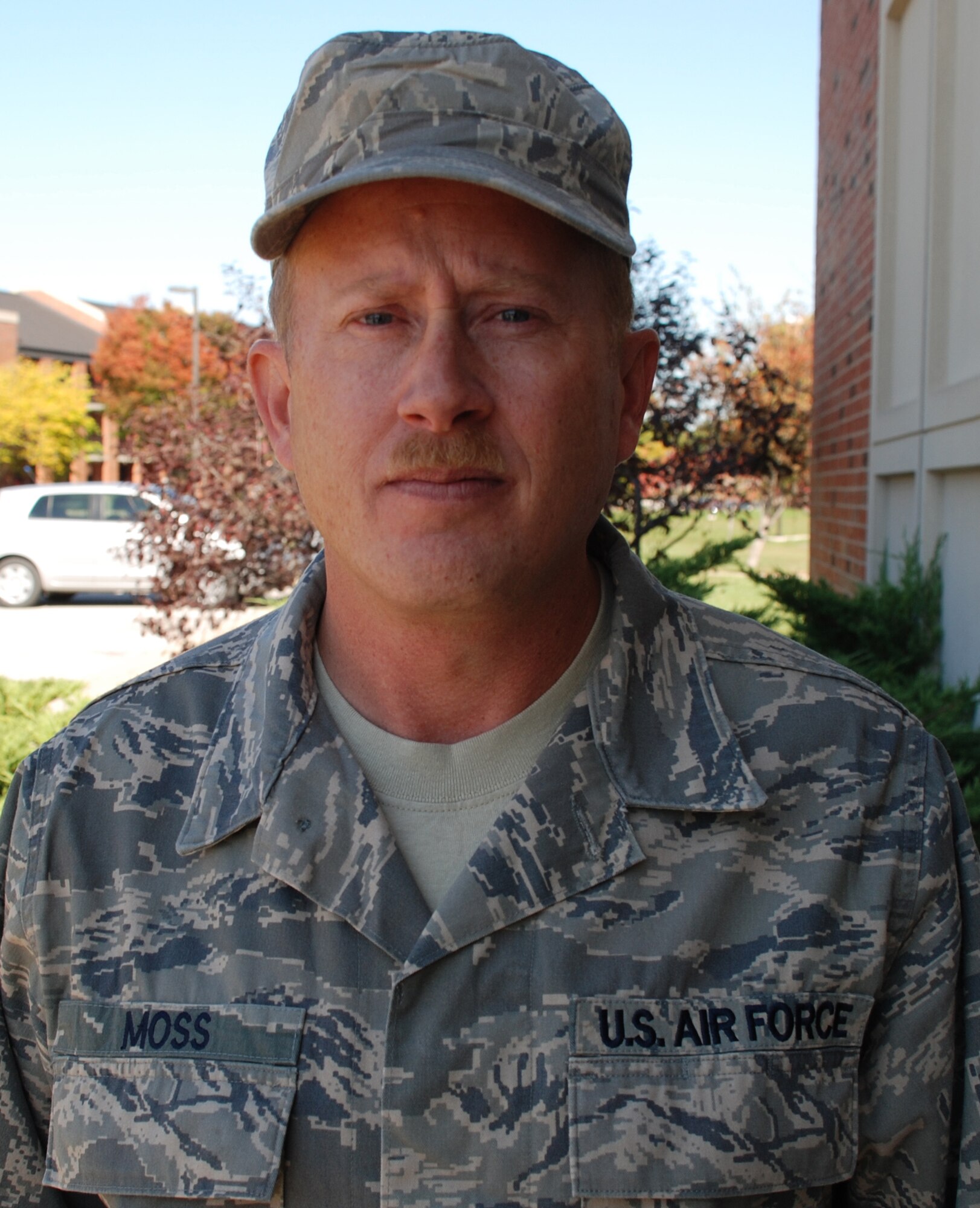Master Sgt. Joseph Moss said, "honoring and remembering those veterans whose selfless acts of courage have kept us free," is what Veteran's Day means to him at the 932nd Airlift Wing.  (U.S. Air Force photo/Tech. Sgt. Dan Oliver)