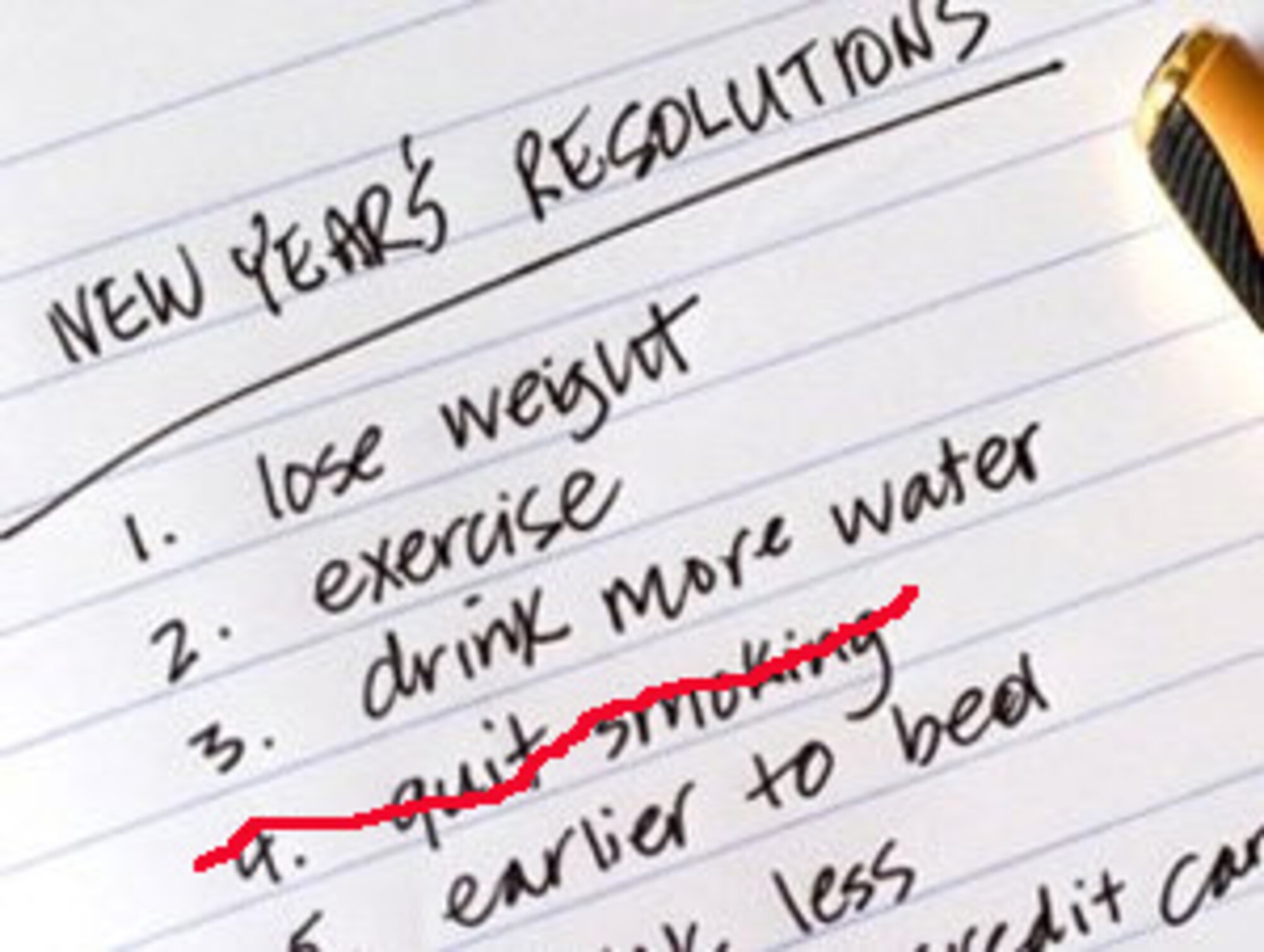 New Year's Resolution: Reduce Weight