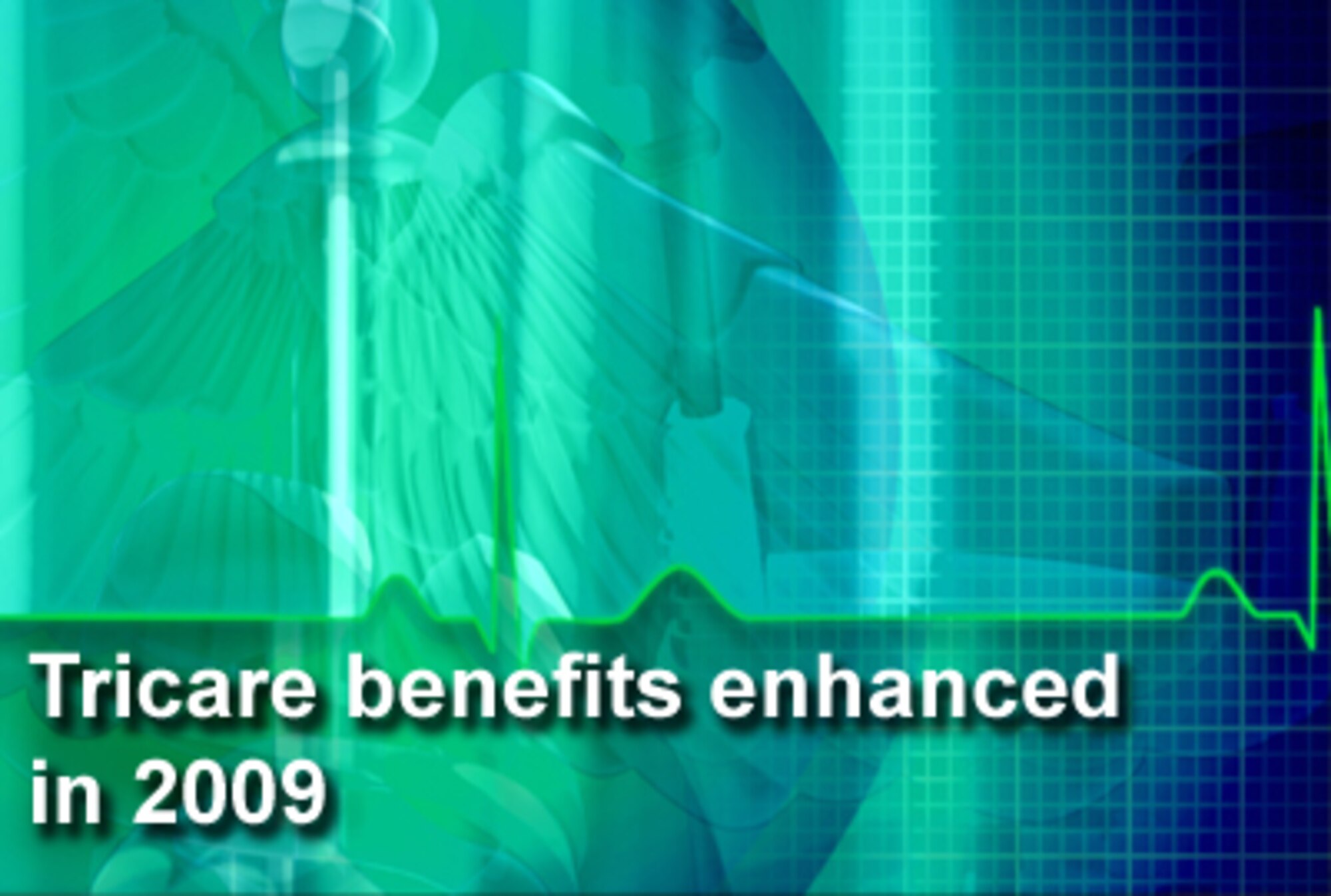 Tricare officials had a busy year as they expanded benefits and customer service in 2009.  (U.S. Air Force graphic)