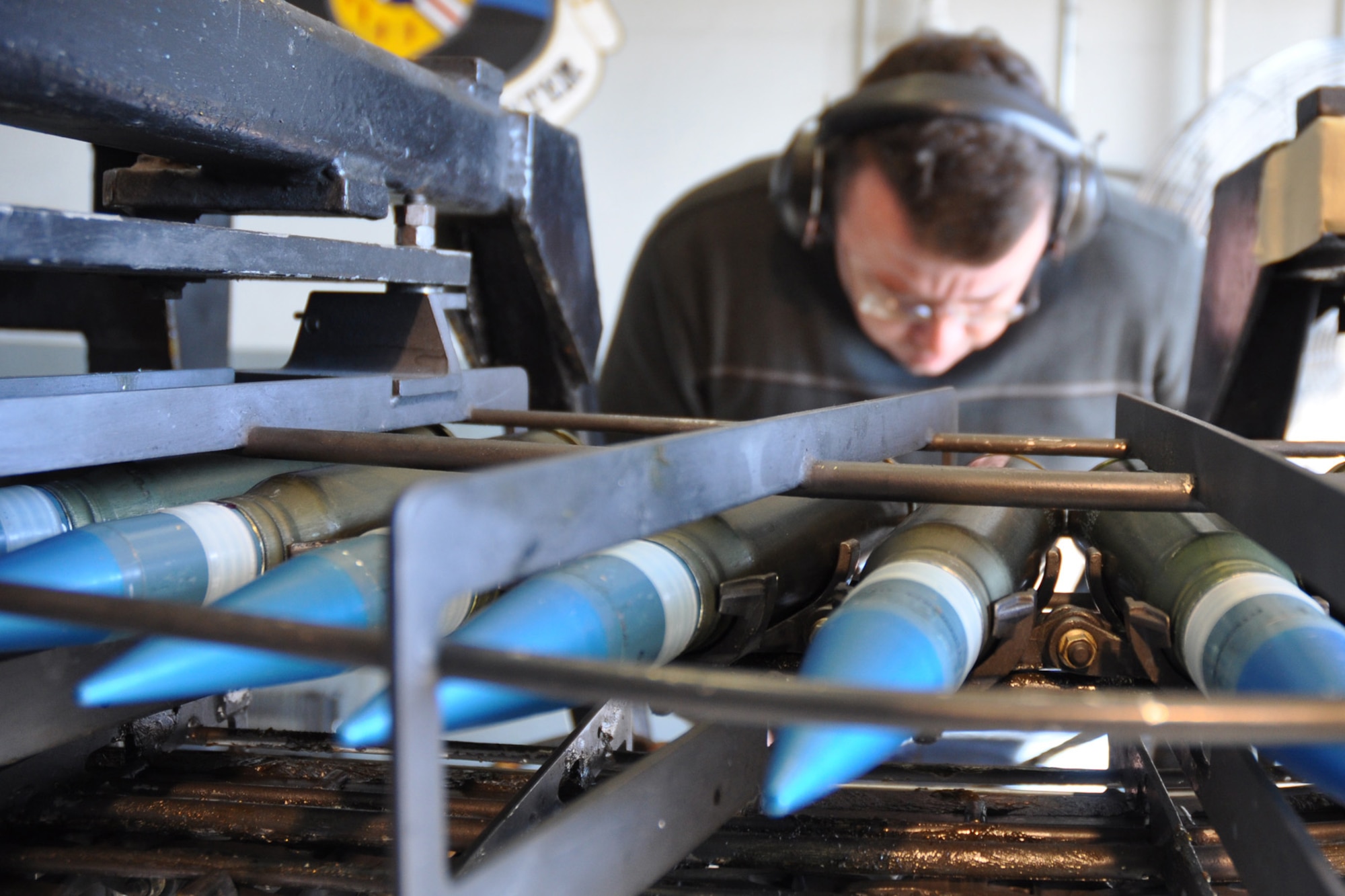 The GAU-8/A and its ammunition are rigorously tested by a team of engineers at the Gun and Ammunition test facility on Range A-22 here. (US Air Force photo by Airman Anthony Jennings)