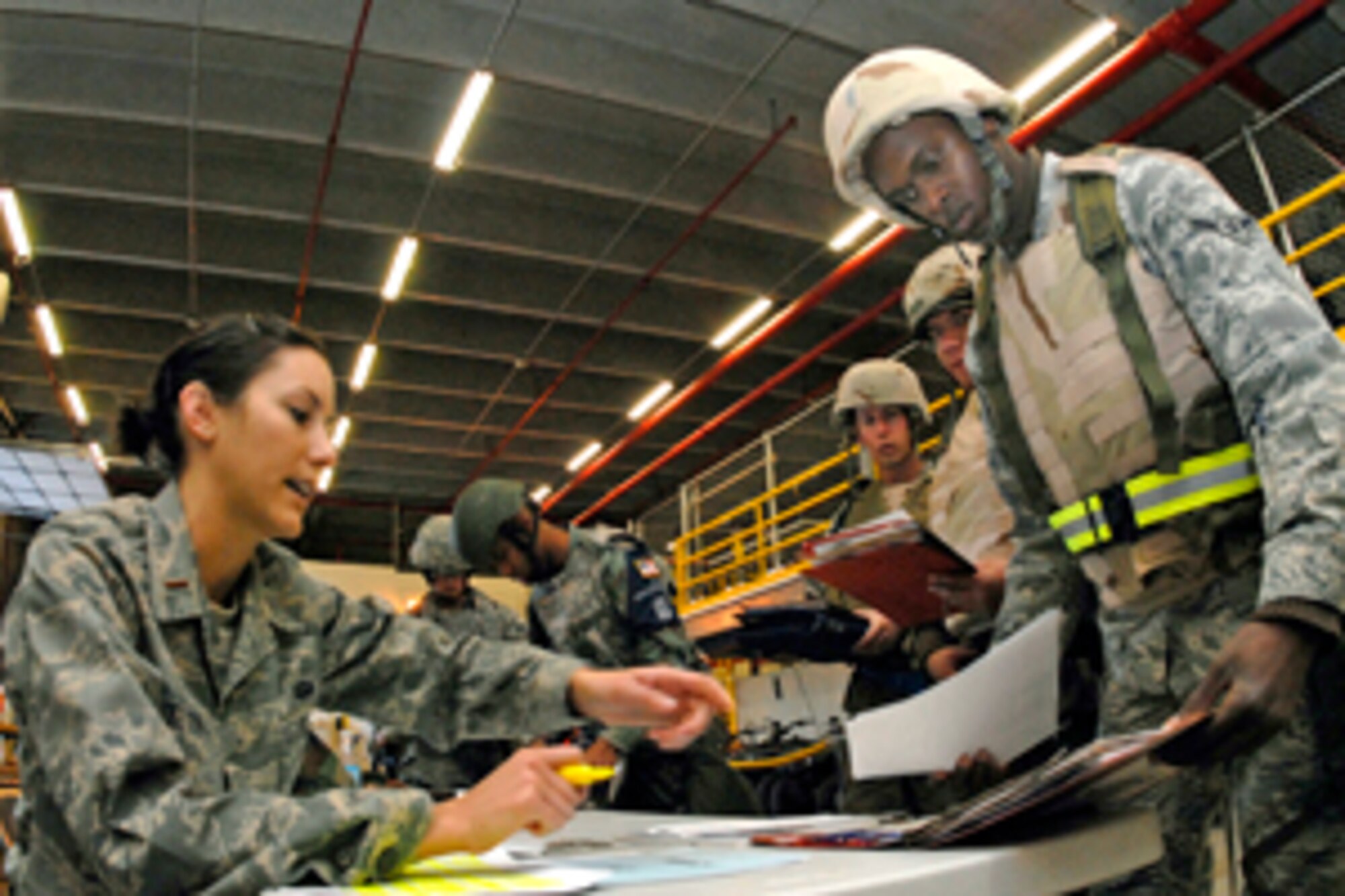 In an effort to test and evaluate wing deployment processes, the 21st Logistics Readiness Squadron, ran a deployment drill on Jan. 20-23.  

The exercise, which included cargo and passenger processing, was designed to improve wing processes, conduct training and improve the skills of those who run the wings Deployment Machine. (Photo by Rob Bussard)

“The drill went very well,” said Larry Wilkerson, DAF Installation Deployment Officer and Flight Chief, Readiness Flight.  “All required actions were successfully accomplished within the time constraints provide by Wing/IG.”

