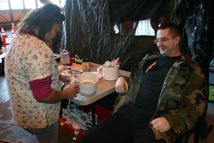 Moulage is always a sight to see at the ATSO Rodeo. 