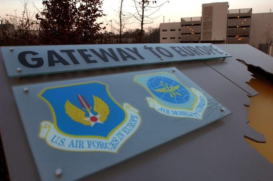 The Ramstein Passenger Terminal, operated by the 721st Aerial Port Squadron is the only one of its kind in Europe and is the pit stop point for most troops headed downrange. The PAX terminal also offers frequent space-available flights, making it easy for military personnel and their families to travel to and from the Continental United States. (U.S. Air Force photo by Airman 1st Class Kenny Holston) 