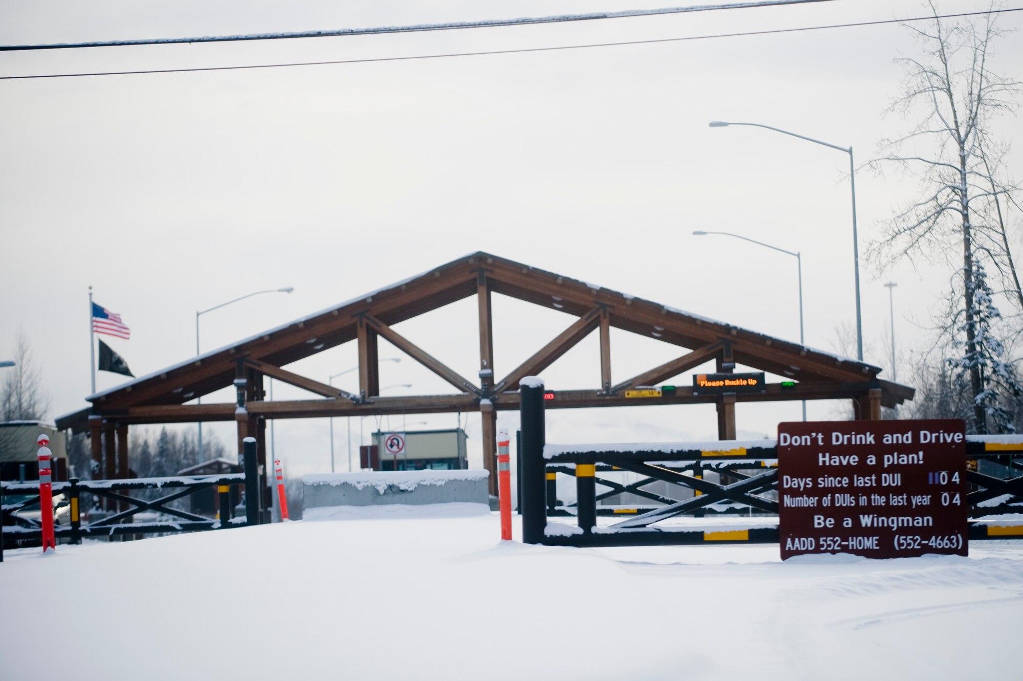 ELMENDORF AIR FORCE BASE, Alaska-- The "Don't Drink and Drive. Have a plan!" is a constant reminder to all to be responsible.