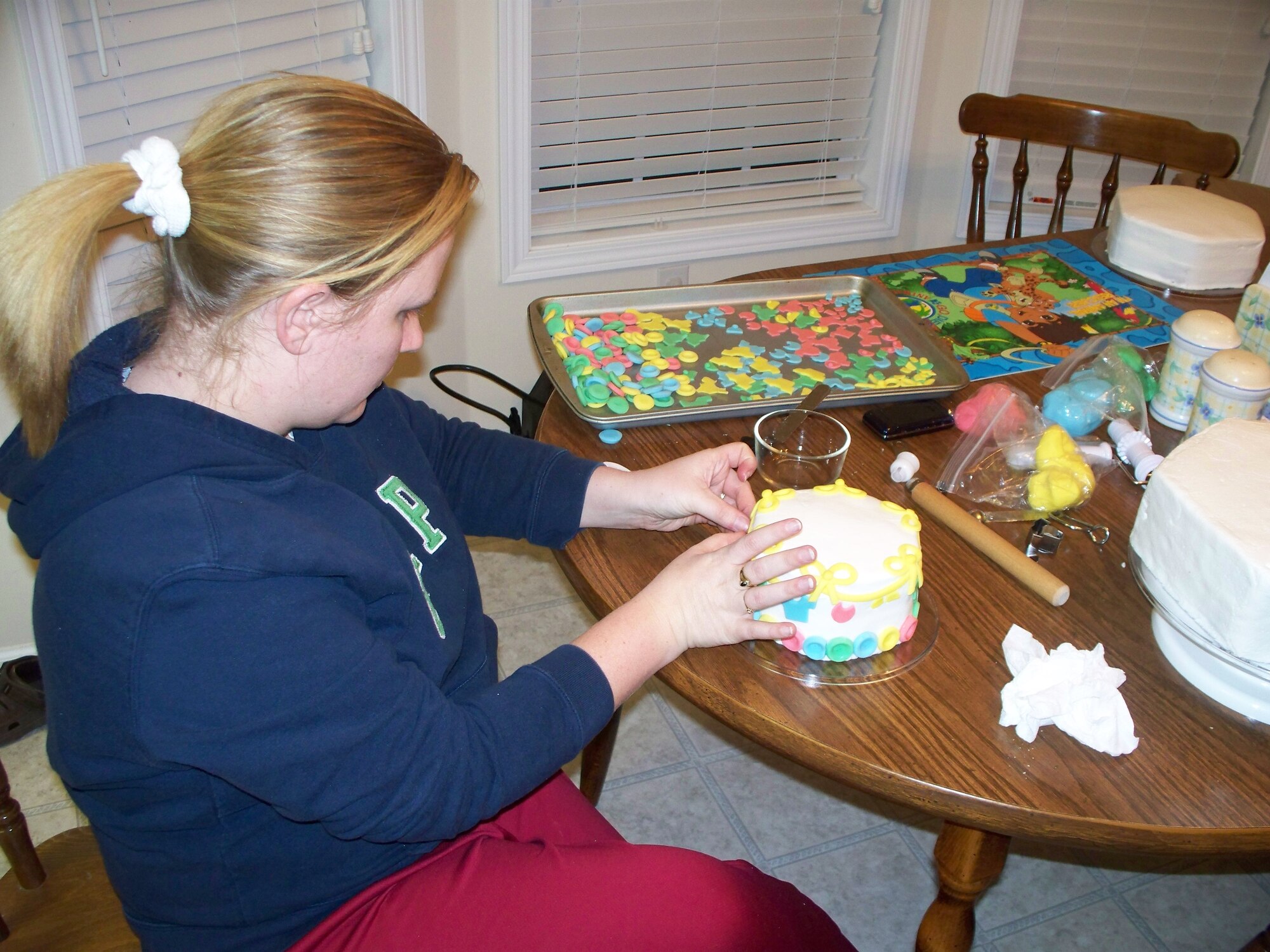 Dee Dee Dockrey, an Aerospace Testing Alliance (ATA) signature measurement team engineer at the Advanced Missile Signature Center, located on the U.S. Air Force's Arnold Engineering Development Center (AEDC), enjoys cake decorating when her busy schedule allows it. ATA is the support contractor for AEDC. (Photo provided)