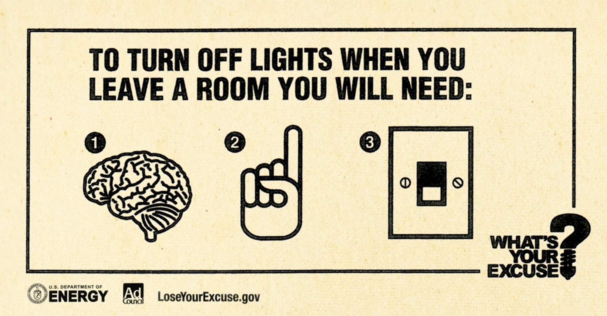 Last one out turn off the light.
(U.S. Department of Energy graphic)