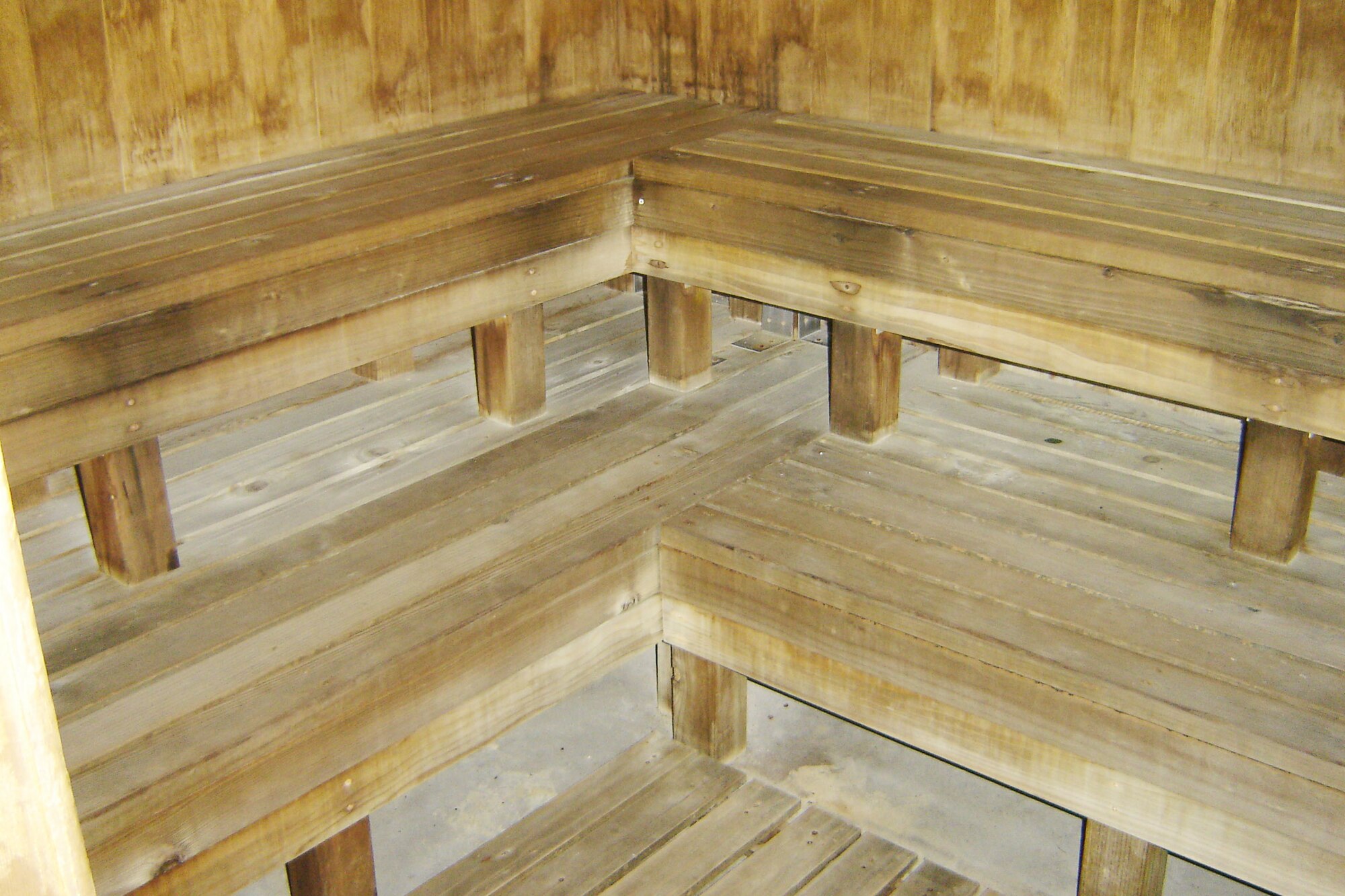 Construction will begin Monday on dismantling the old sauna in the Men’s Locker Room at the Fitness Center and replacing it with a new one. The sauna has been out of commission for about three years, according to Pam Smith, the Center’s supervisor. The steam rooms in both the men’s and ladies’ locker rooms will also be renovated. The rooms are expected to reopen in May. “We’re just happy that we’re finally getting our benefit back,” said Smith. (U.S Air Force photo by Will Alexander)