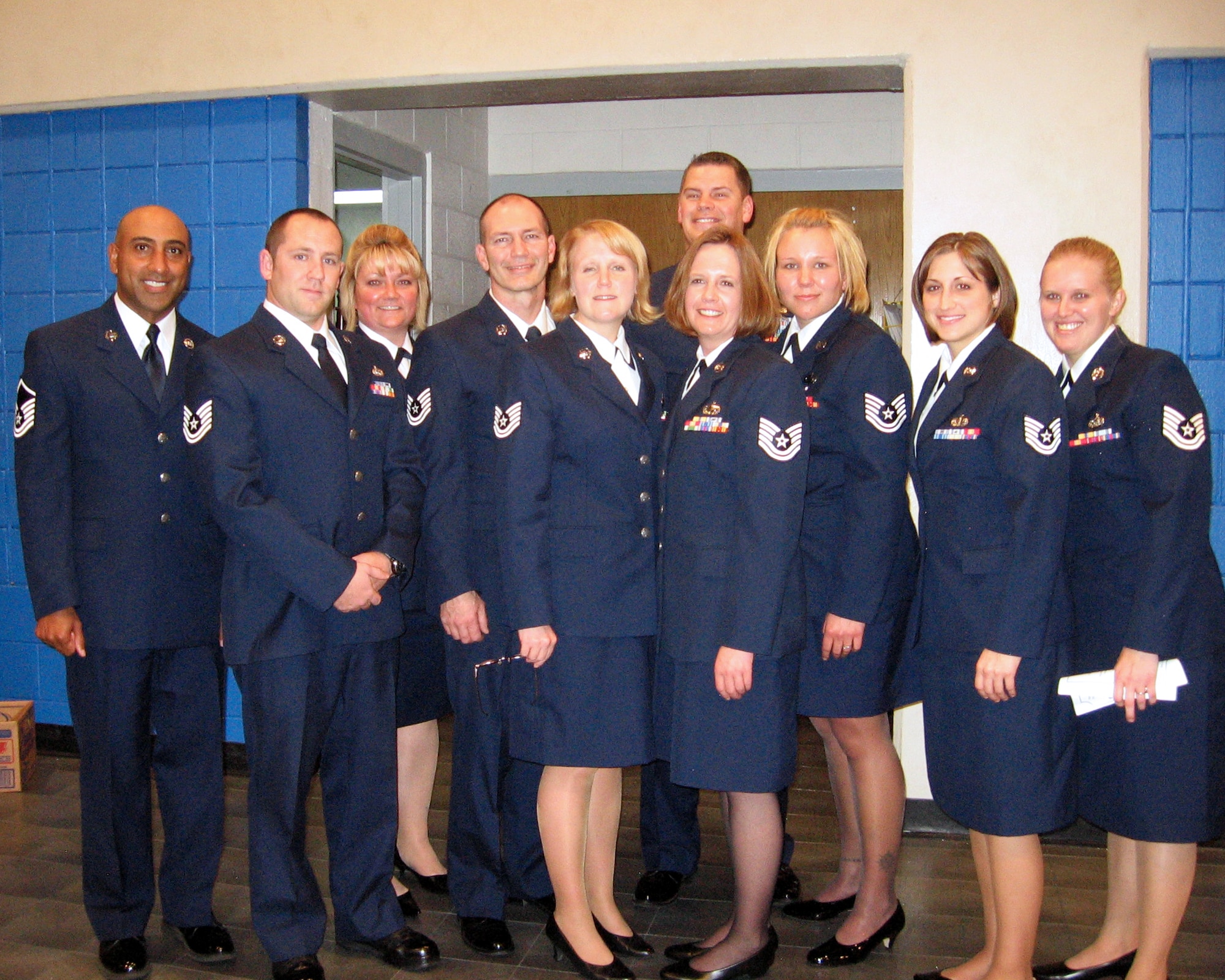 Members of the Utah Air National Guard graduated from the first ever satellite Non-commissioned Officer Academy course held at the Utah ANG base on Dec. 17.  The graduates received their certificates at the ANG Training and Education Center in Knoxville, Tenn. after completing the two week in-residence phase of the course.  (Courtesy photo)