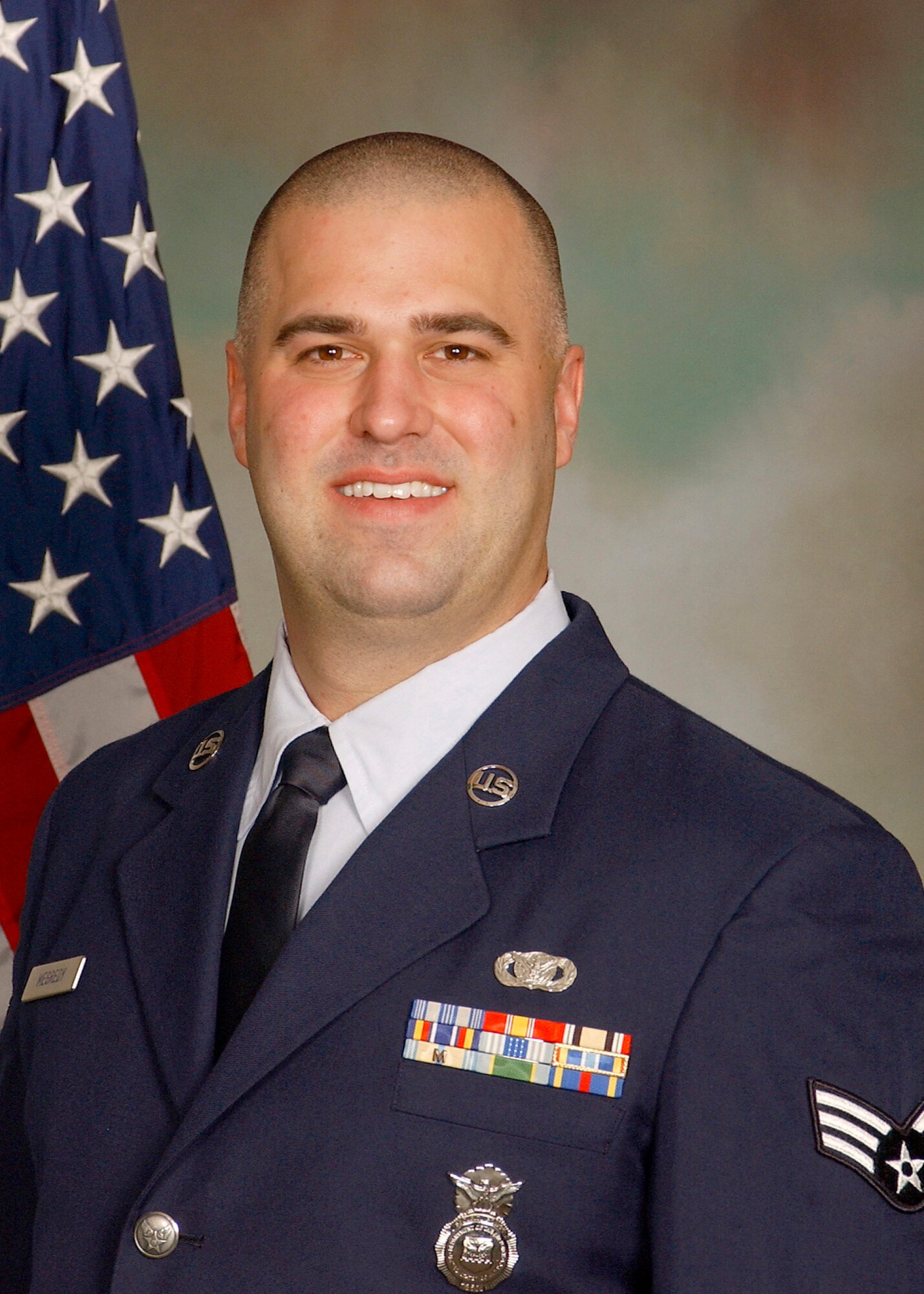 Senior Airman Ryan H. Megredy won for the Airman of the Year category.
