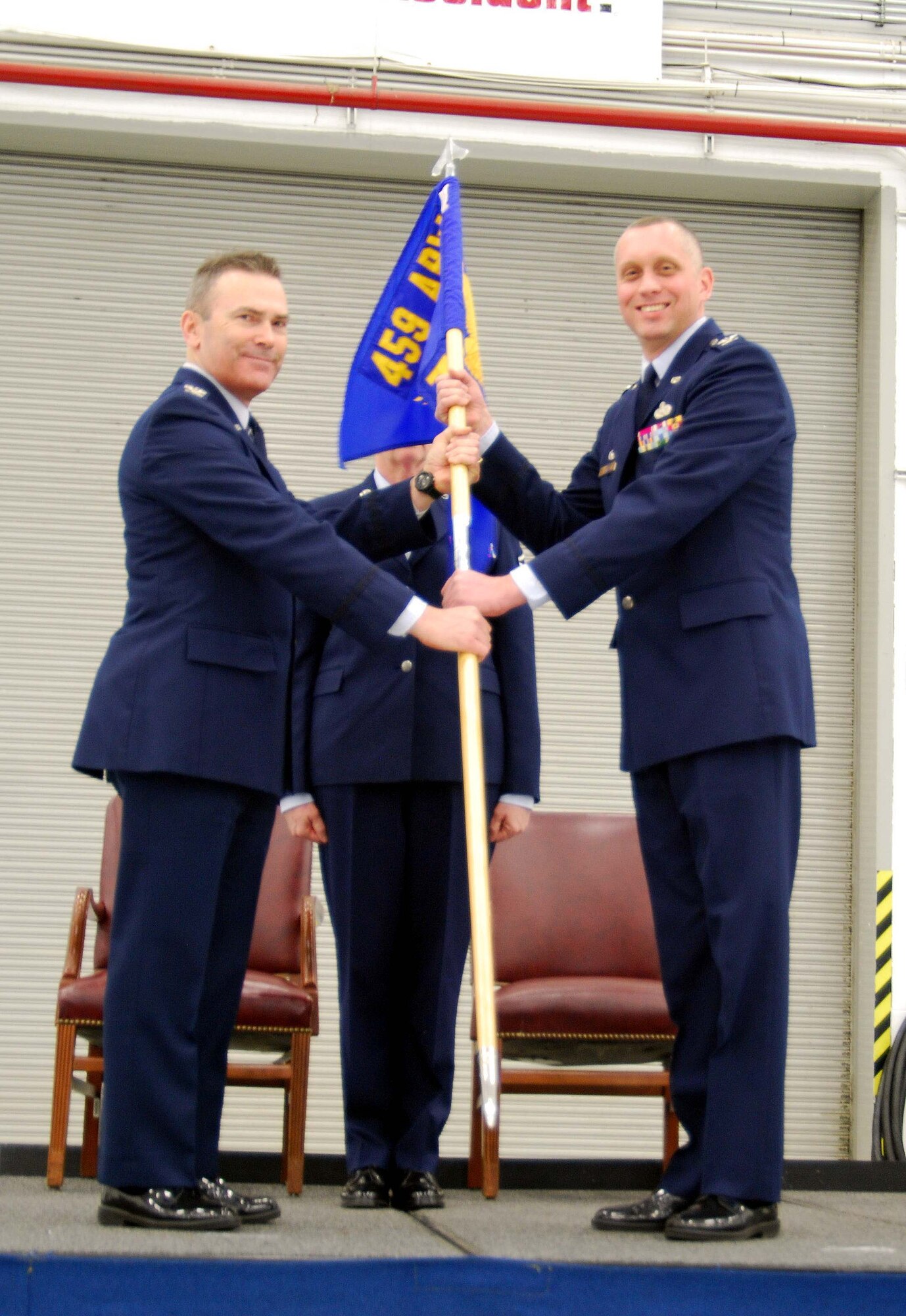 ANDREWS AIR FORCE BASE, Md. -- Col. James A. Gray assumed command of the 459th Mission Support Group Feb 7. Col. Gray previously served as the 927th MSG commander at Selfridge Air National Guard Base, Mich. (U.S. Air Force Photo/ Senior Airman Ashley Crawford)