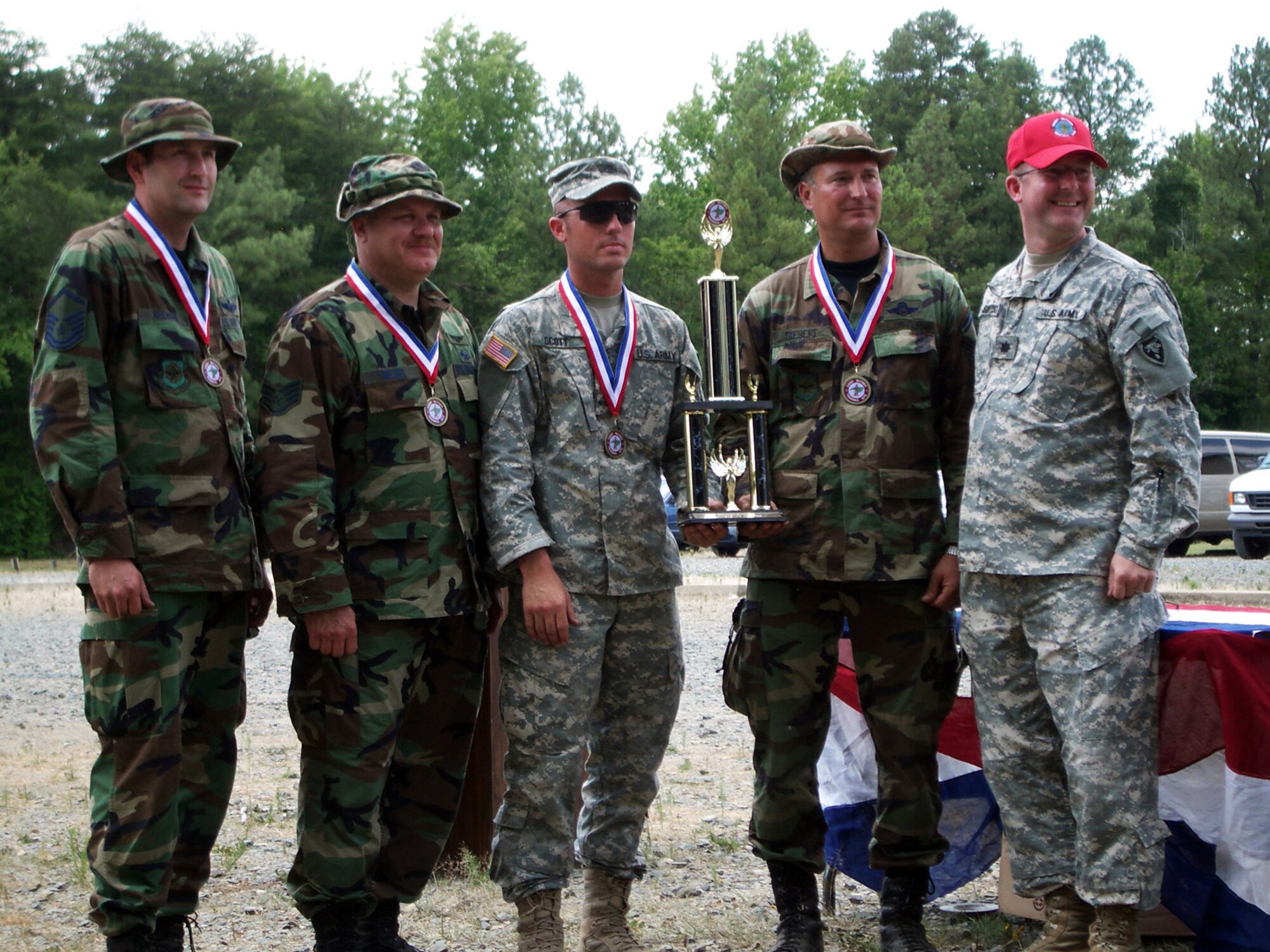 Kentucky Air Guard marksmen continue a long-standing tradition of out-shooting their citizen-Soldier counterparts in state, regional and national competitions. (Photo courtesy of Kentucky Air National Guard Marksmanship Team)