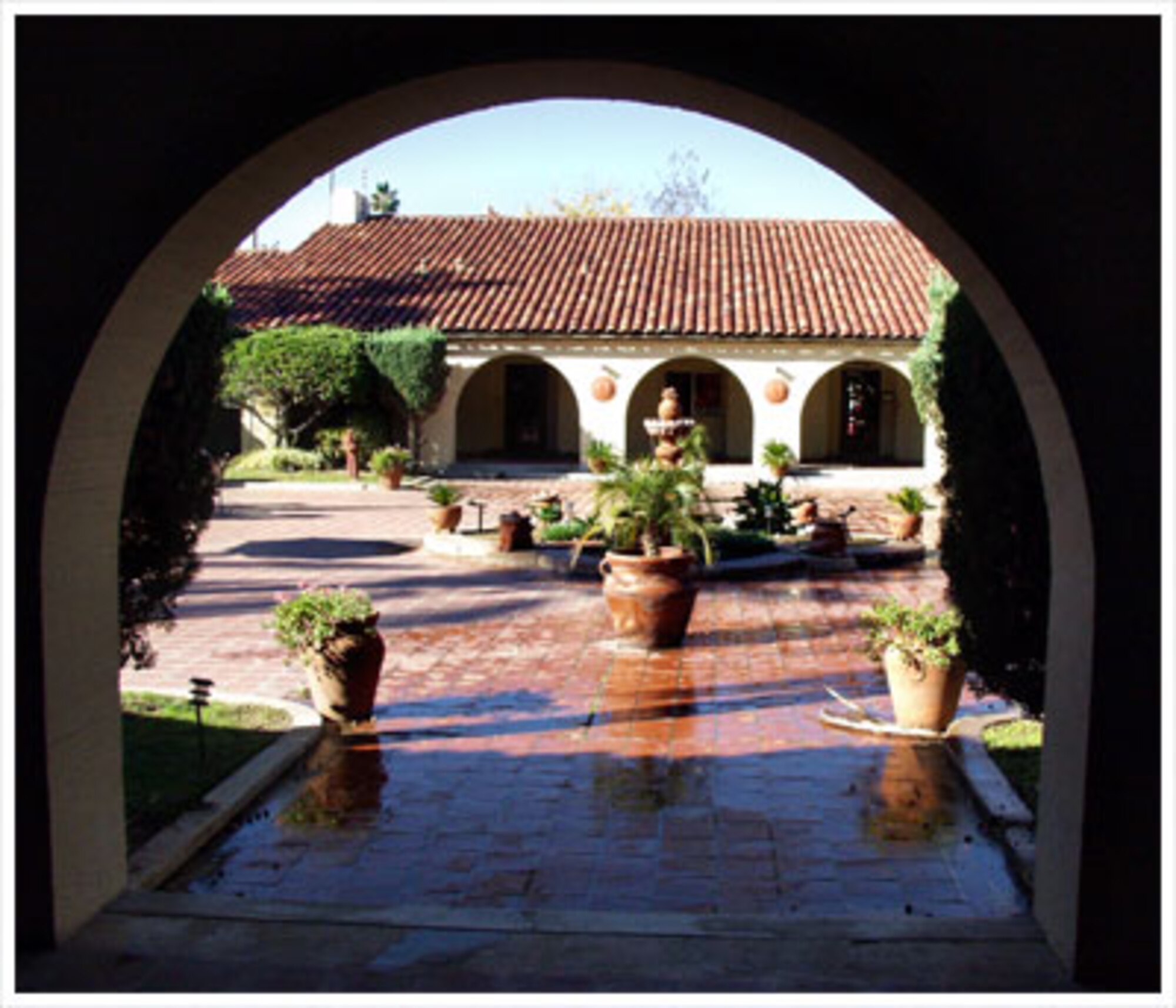 Building 100 is  one of two buildings included  in the upcoming renovations. (U.S Air Force photo) 

