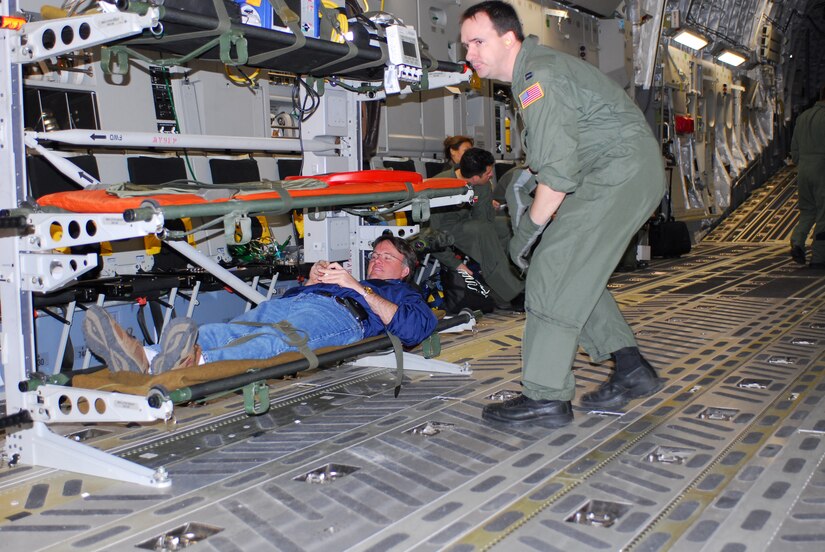 State Health Services leaders check out evacuation aircraft > 4th Air ...