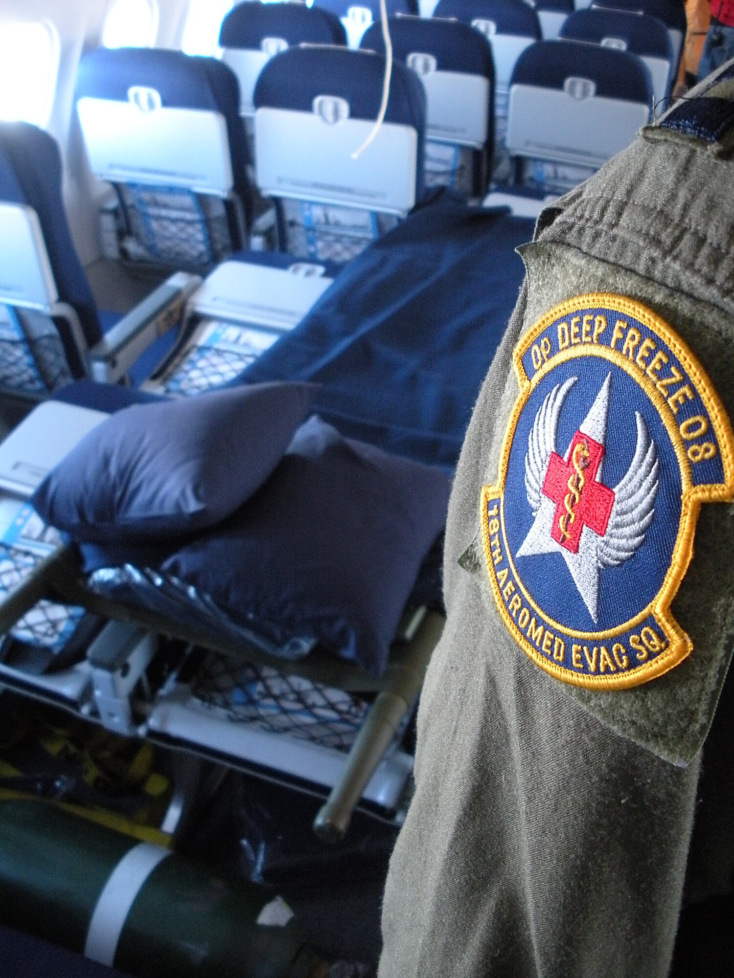 Kadena's 18th Aeromedical Evacuation Squadron deployed to Antarctica in support of Operation Deep Freeze.  (U.S. Air Force courtesy photo)