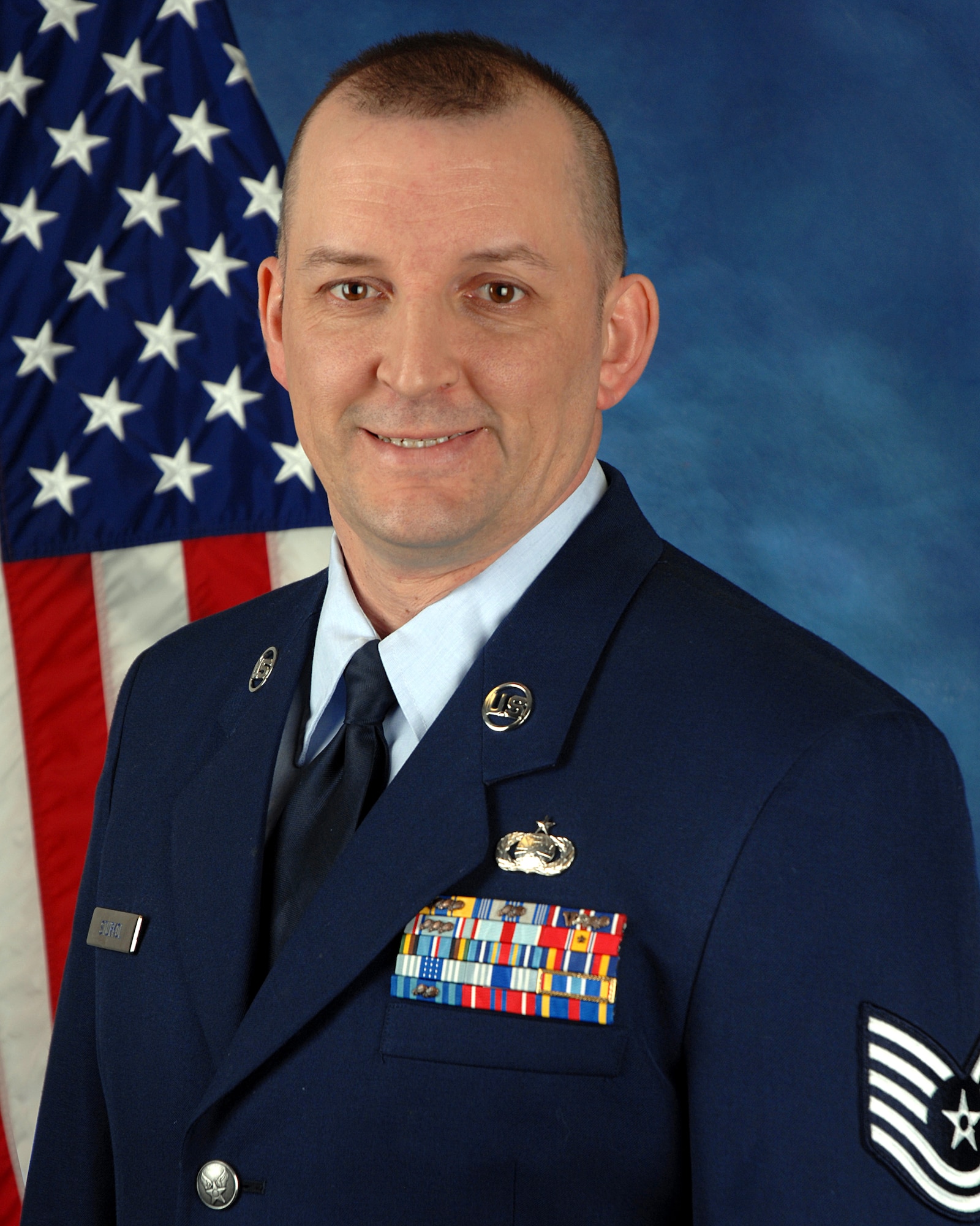 Tech. Sgt. Scott T. Sturkol, from the U.S. Air Force Expeditionary Center Public Affairs Office, was named the USAF EC Noncommissioned Officer of the Year for 2008.  (U.S. Air Force Photo/Staff Sgt. Nathan G. Bevier)