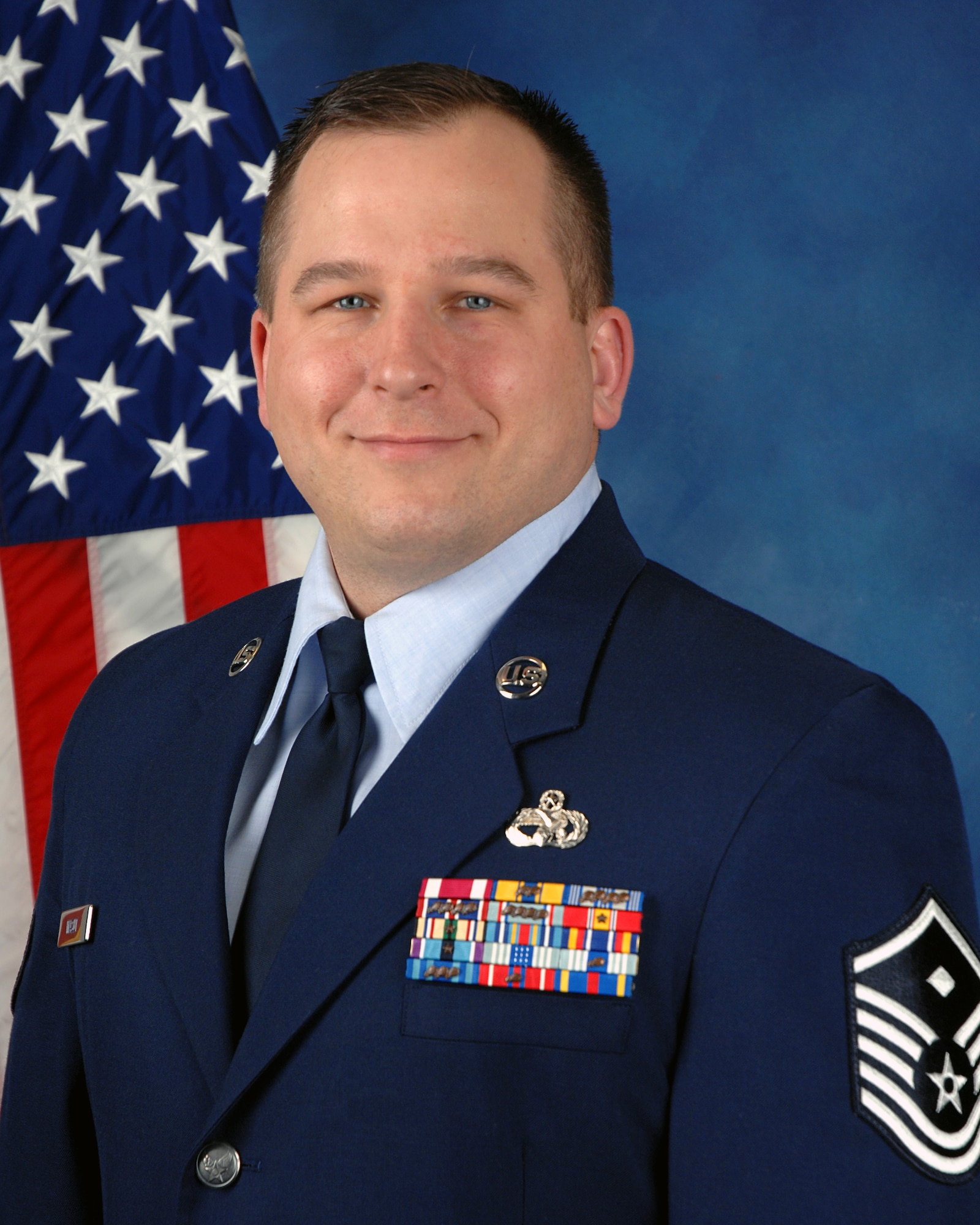 Master Sgt. Timothy Wasut, from the U.S. Air Force Expeditionary Center Command Section, was named the USAF EC First Sergeant of the Year for 2008.  (U.S. Air Force Photo/Staff Sgt. Nathan G. Bevier)