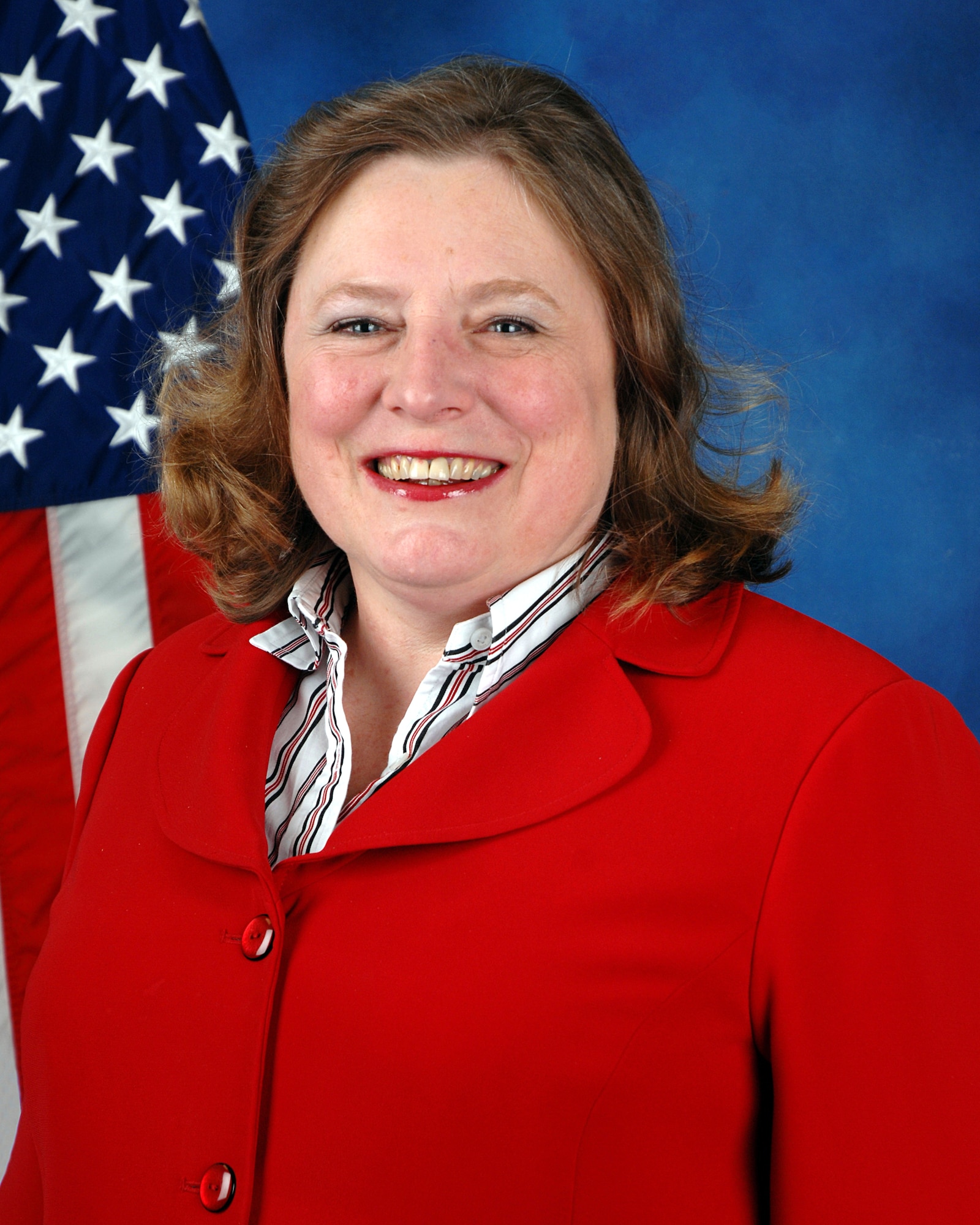Mrs. Patricia Burke, from the U.S. Air Force Expeditionary Center Resources Directorate, was named the USAF EC Category II Civilian of the Year for 2008.  (U.S. Air Force Photo/Staff Sgt. Nathan G. Bevier)
