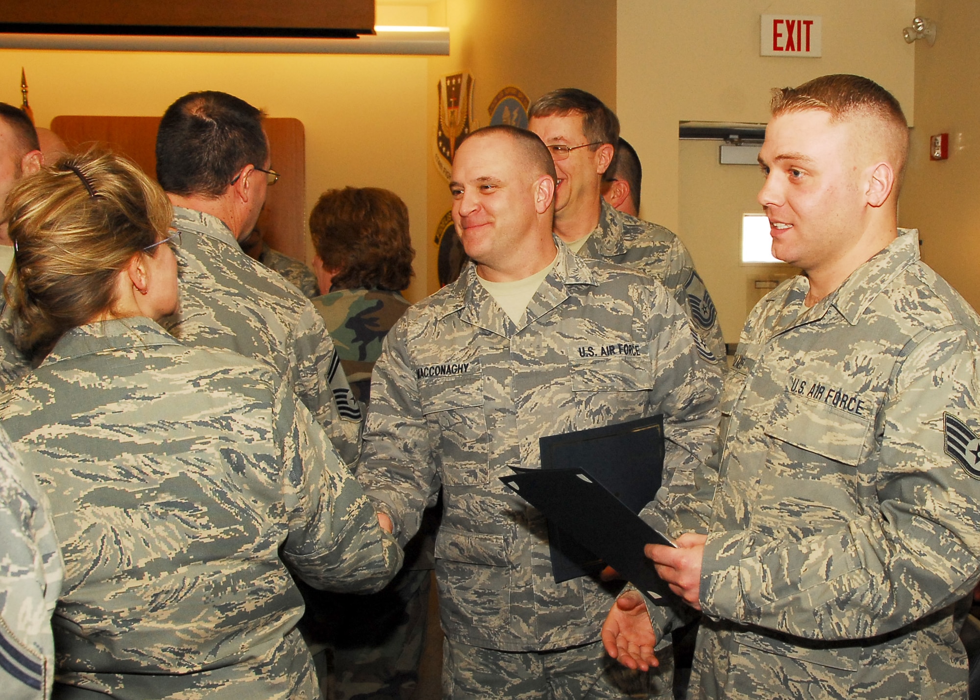 The first class of FTD Instructors for the upcoming MQ-9 Reaper mission graduate on the 6th of February at a small ceremony here at Hancock Field . 