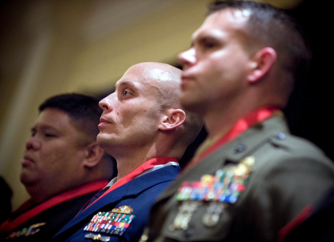 U.S. Navy Lt. Cmdr. Daniel D. Imbat, U.S Coast Guard Lt.j.g. Paul M ...