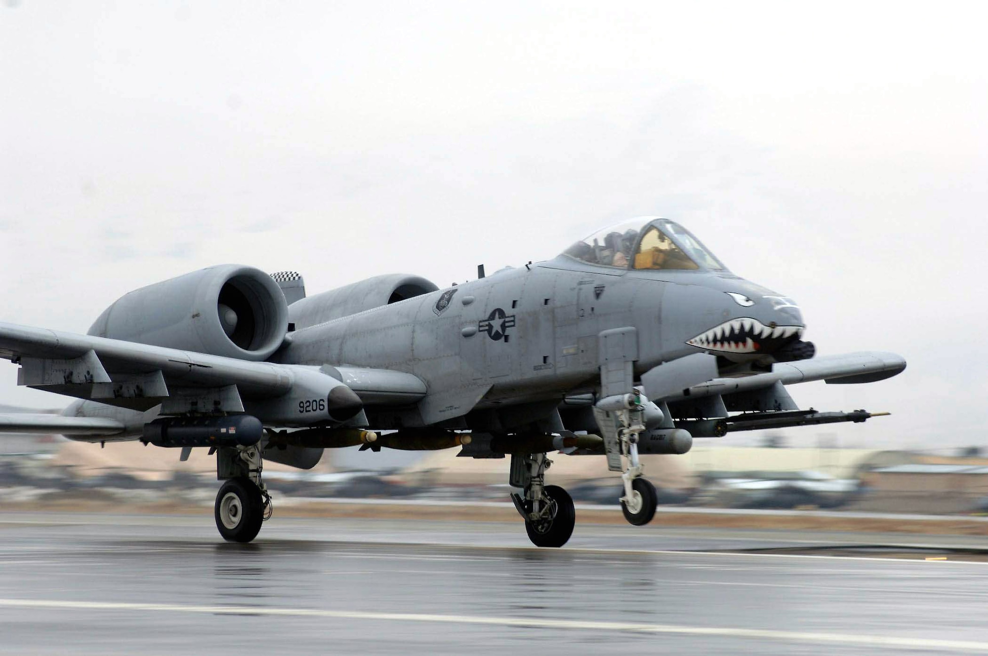 A-10 Thunderbolt IIs, like the one shown here, had an opportunity to fly with CV-22 Ospreys during a training exercise recently at Hurlburt Field, Fla. (U.S. Air Force photo/Tech. Sgt. Joseph Kapinos)