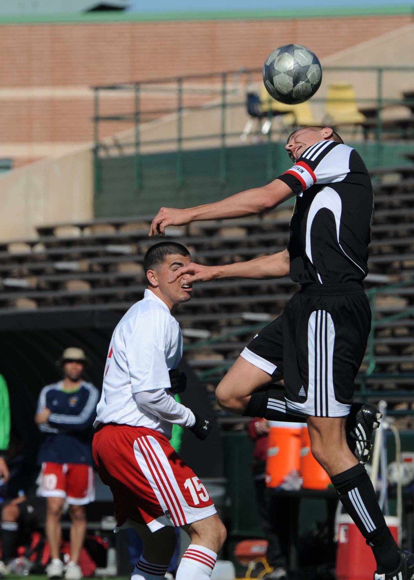 DYESS AIR FORCE BASE, Texas?The Armed Forces Men?s Soccer tournament was held Feb. 1- Feb. 8 at Shotwell Stadium. The tournament brought the Marine Corps, Navy, Army and Air Force together on the field of battle to determine who achieved the best soccer team. (U.S. photo by Airman 1st Class Stephen Reyes)