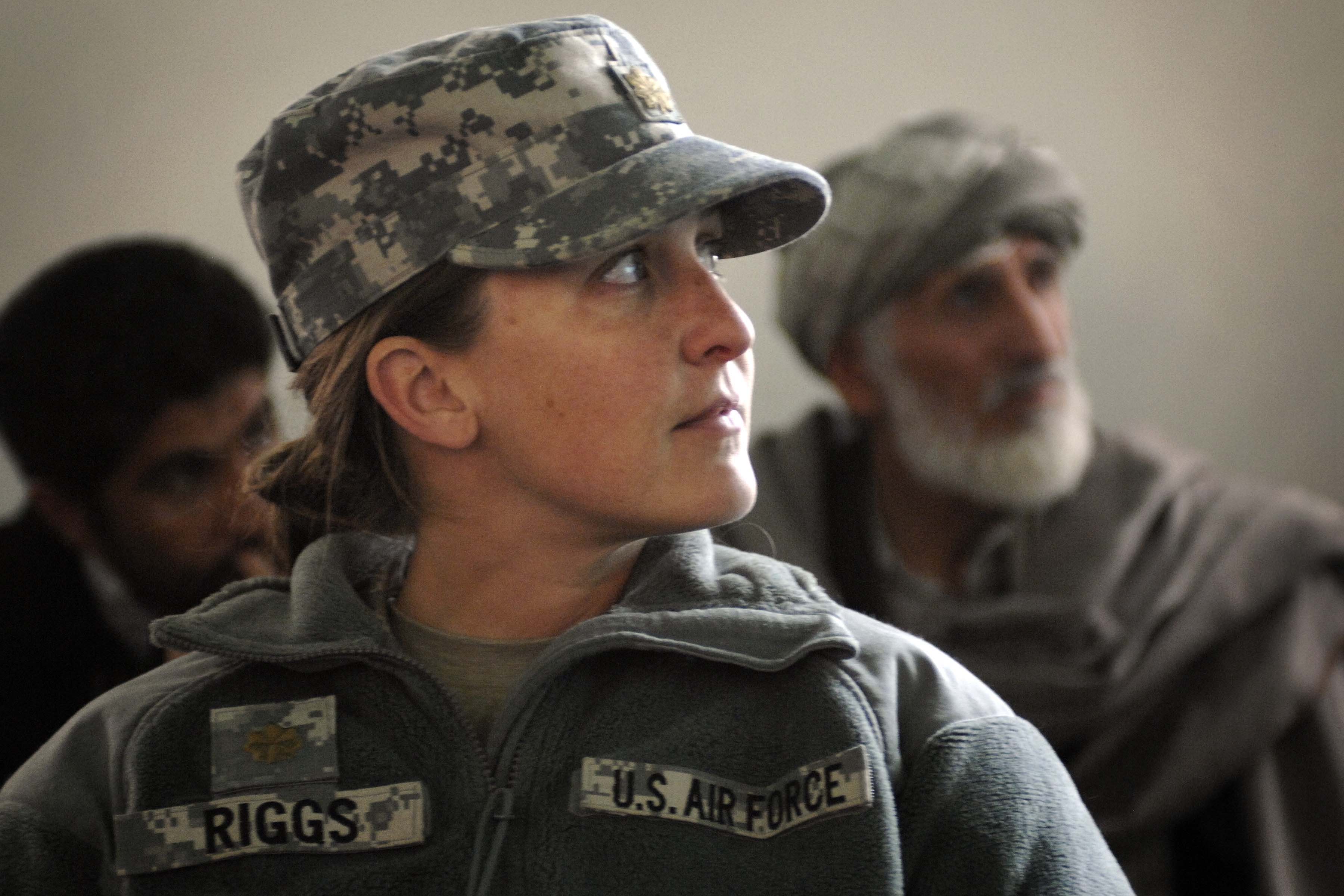 U.S. Air Force Maj. Kimberly Riggs, chief engineer for the provincial ...