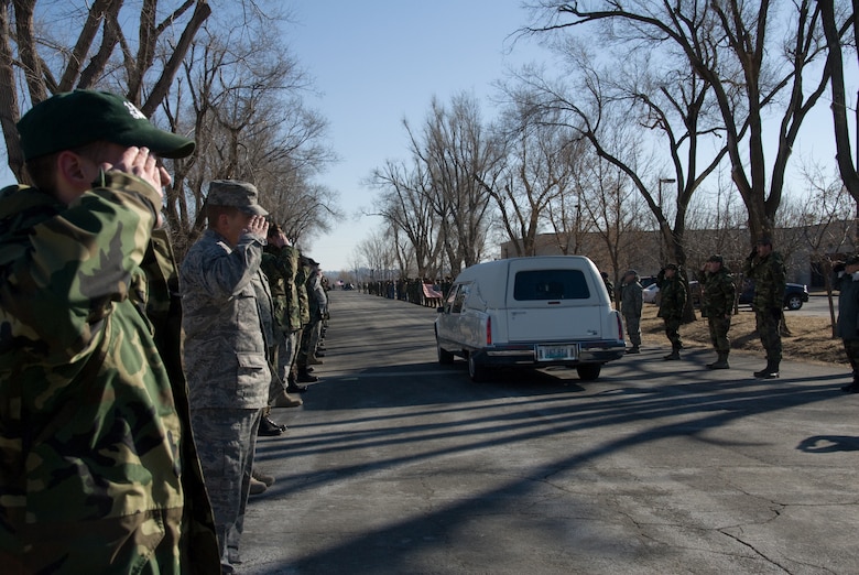 139th Airlift Wing provides Angel Flight honors, on February 5, 2009, to an Army helicopter pilot who was killed in the middle East. (U.S. Air Force photo by Staff Sgt. Gina Mezzacasa) (RELEASED)