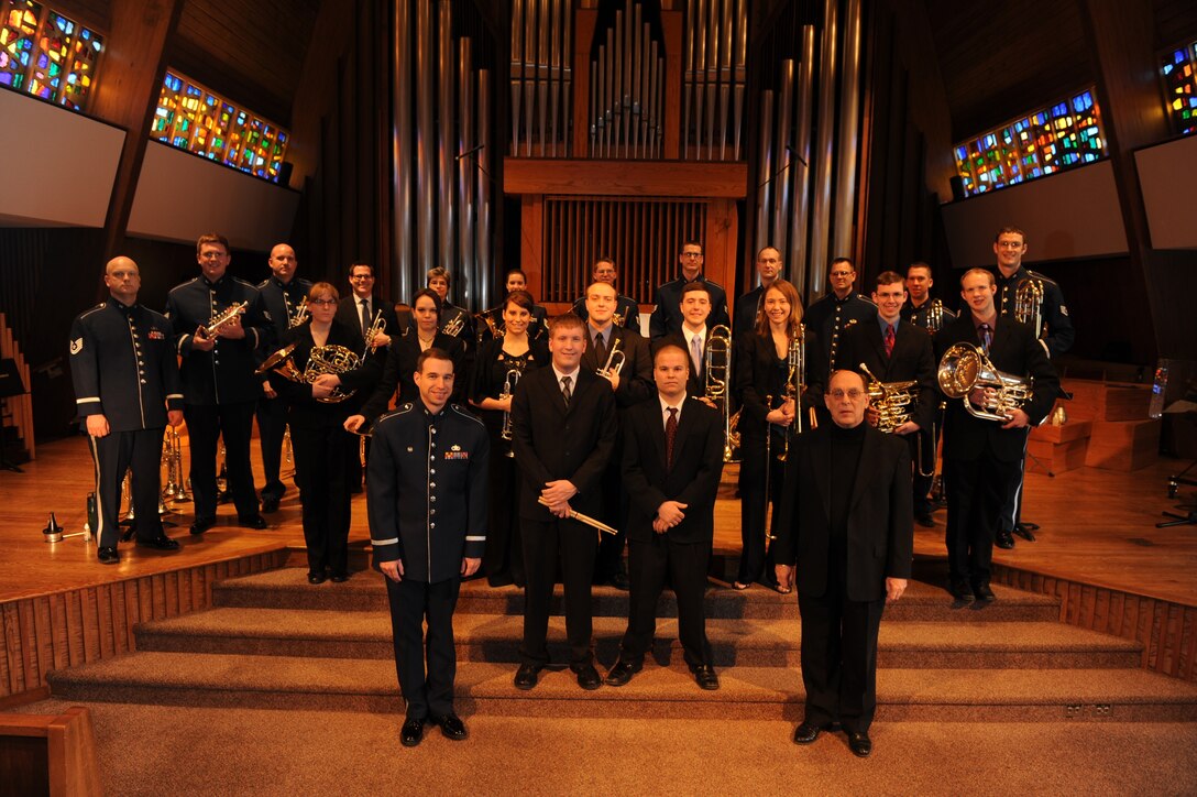 Members of Brass in Blue, Captain Michael Willen, UNO Music Students and Mr. Dana Sloan performed for the Organ Vespers Series at the Presbyterian Church of the Cross in Omaha, NE. 