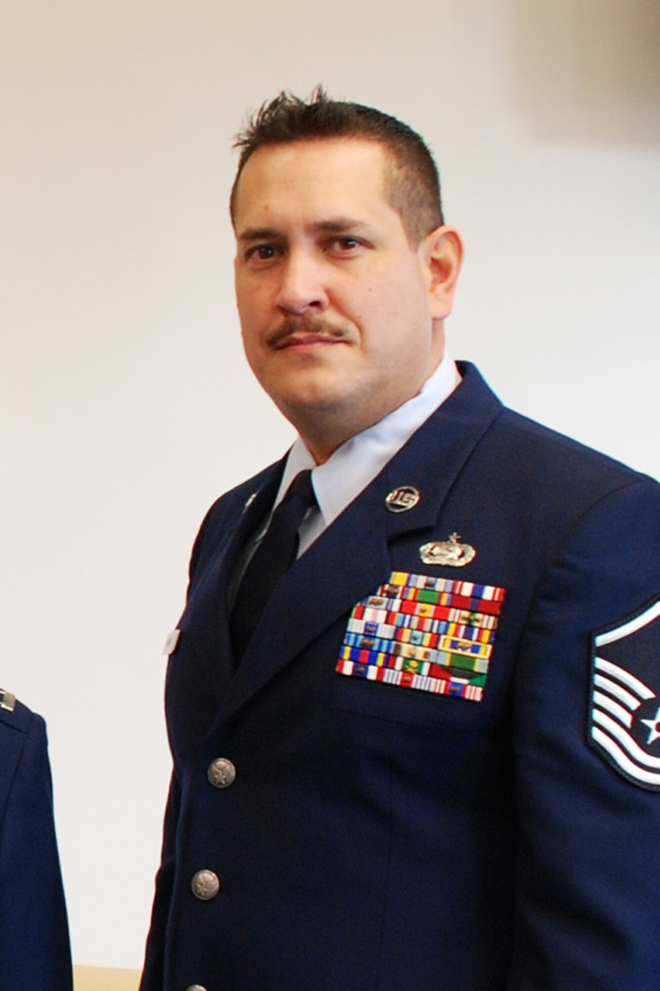 Master Sgt. Gary Hayner of the 139th Logistics Readiness Squadron, as he was recently named the Missouri Air National Guard?s Senior NCO of the Year. (U.S. Air Force photo by Staff Sgt. Michael Crane) (RELEASED)