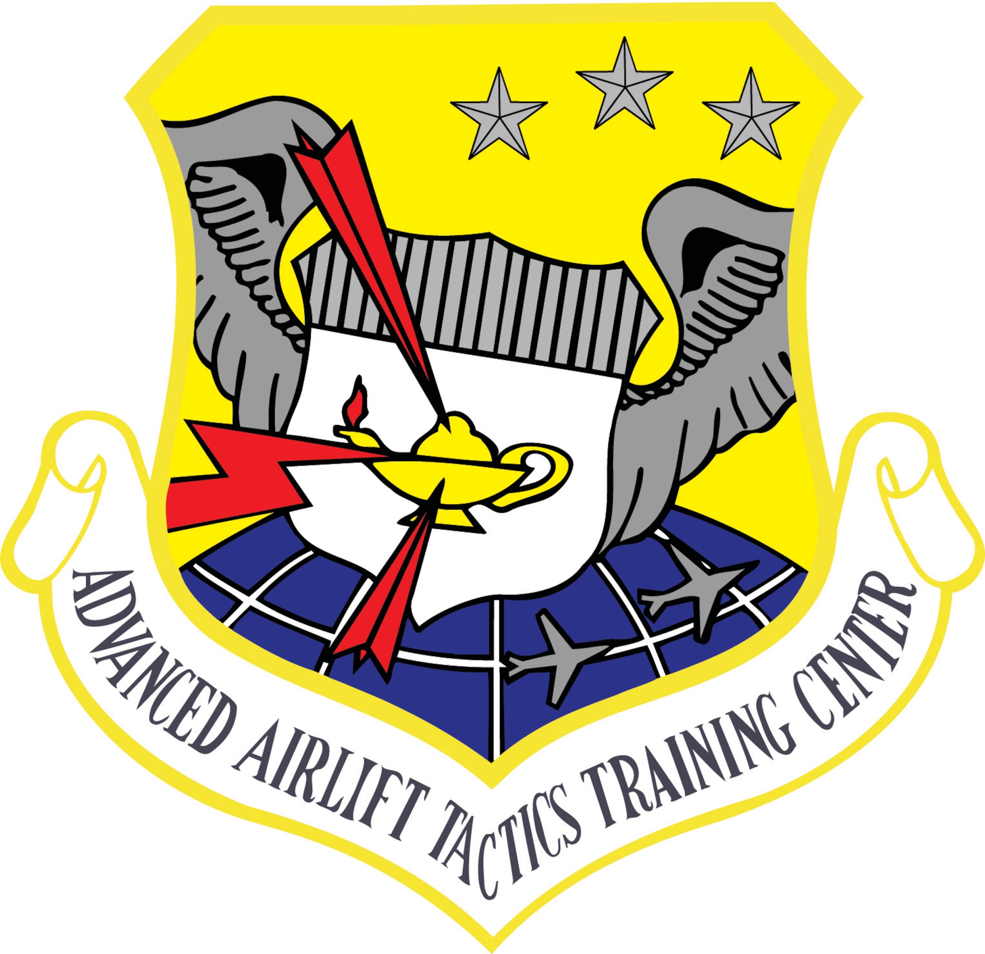Advanced Airlift Tactics Training school shield.