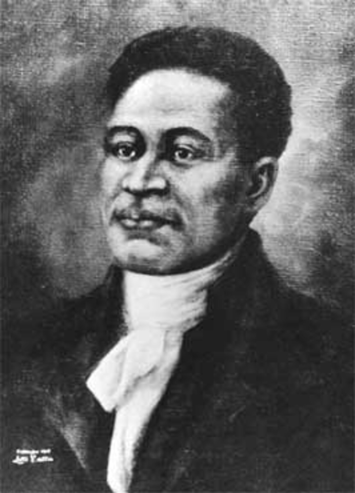 An artist’s conception of Crispus Attucks.  Mr. Attucks was one of five people killed in the Boston Massacre in Boston, Massachusetts. He has been frequently named as the first martyr of the American Revolution and is the only Boston Massacre victim whose name is commonly remembered. (Courtesy photo)