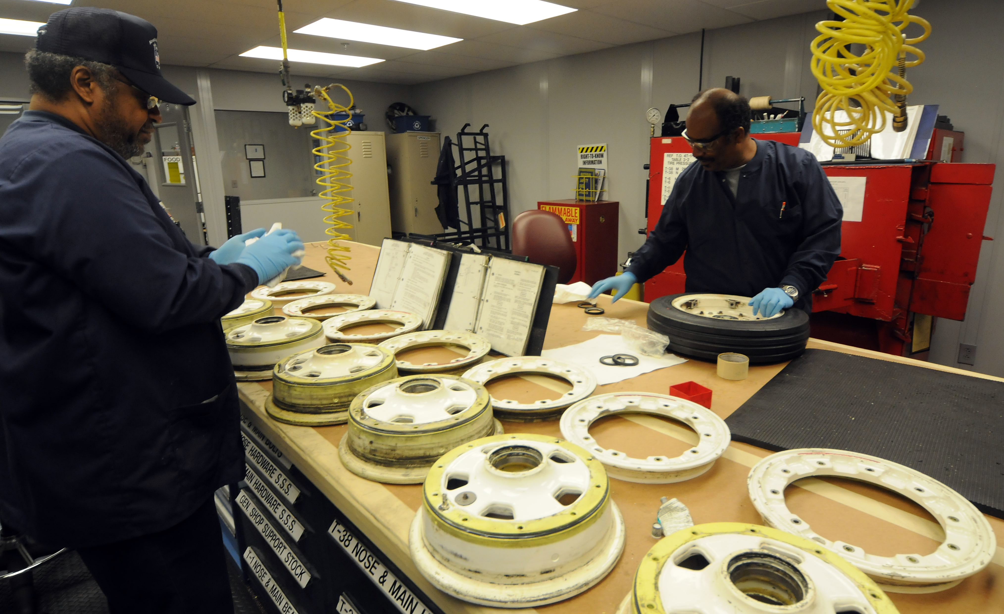 Where the rubber meets the runway Wheel, tire shop specialists