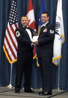 Tech. Sgt. Michael Krausz, 115th Maintenance Squadron, earned Distinguished Graduate at the Noncommisioned Officer Academy at McGhee Tyson ANG Base, Tenn. Sergeant Krausz was presented with the award  Feb. 13 during the NCO Academy graduation ceremony.  (Photo: Courtesy)