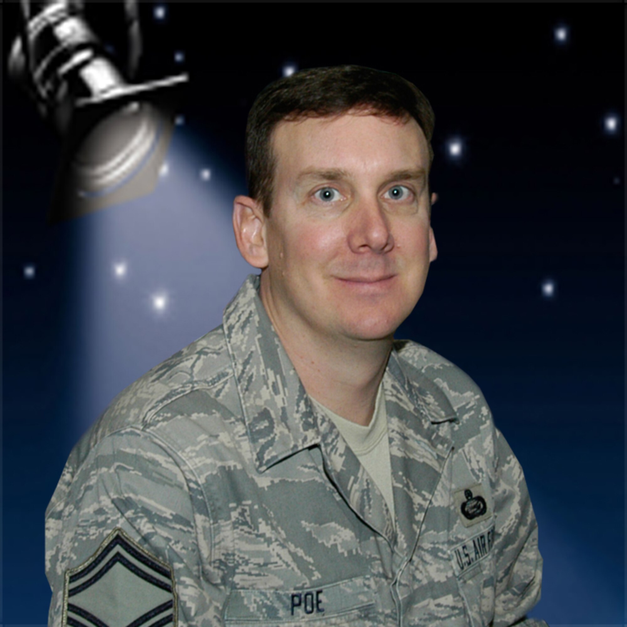 Senior Master Sgt. Robert Poe, Superintendent, Force Development, Directorate of Assignments, is the ARPC Spotlight of the week. Sergeant Poe is from Casper, Wyo. He has been in the Air Force and Air National Guard for more than 20 years. (U.S. Air Force graphic/Eric Valdez)

