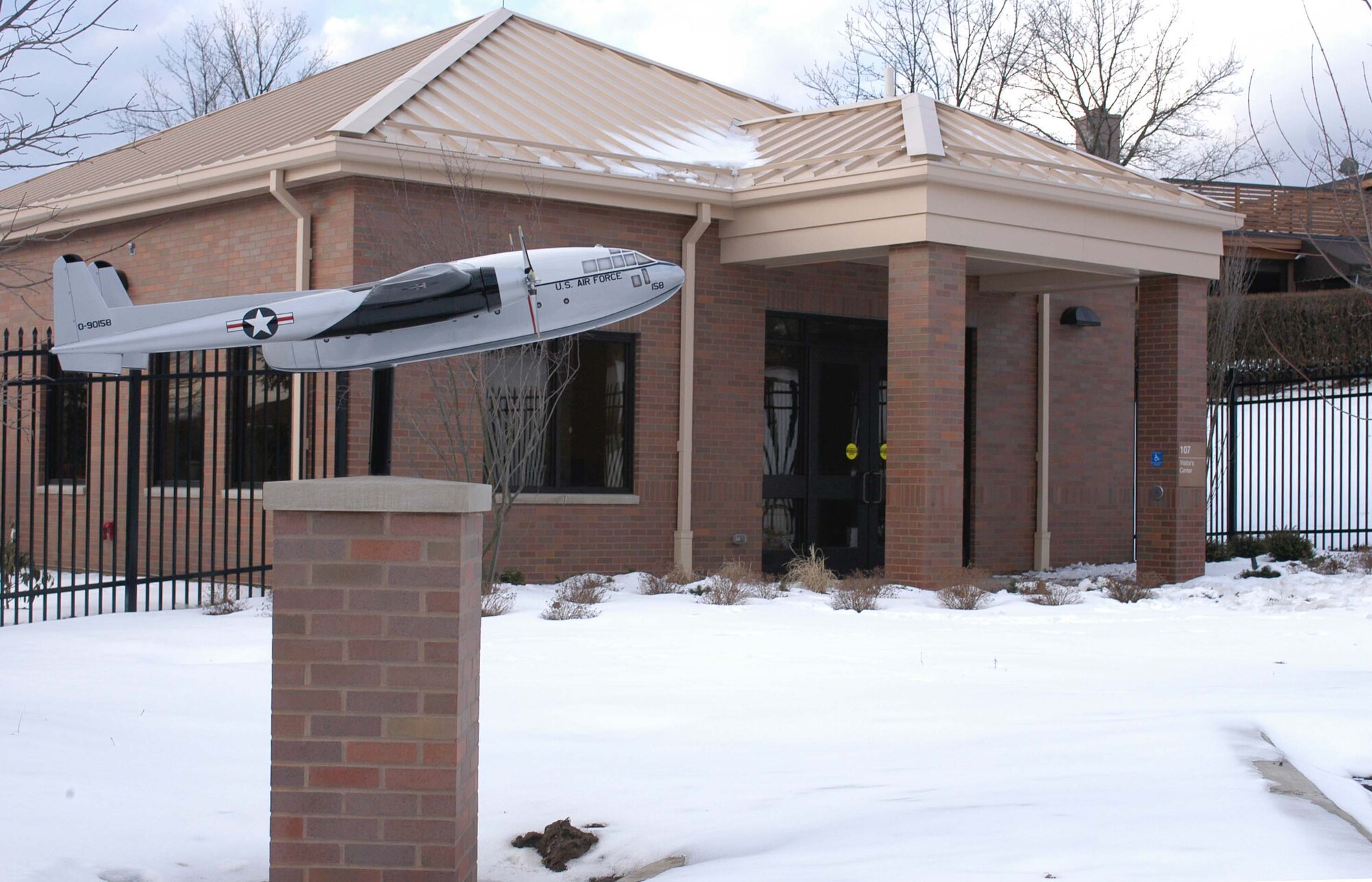 The new Visitor Control Center here at the 911th Airlift Wing opened for business February 1, 2009. The center will help facilitate visitors in and out of the base. (U.S. Air Force photo by Staff Sgt. Roberto Modelo).