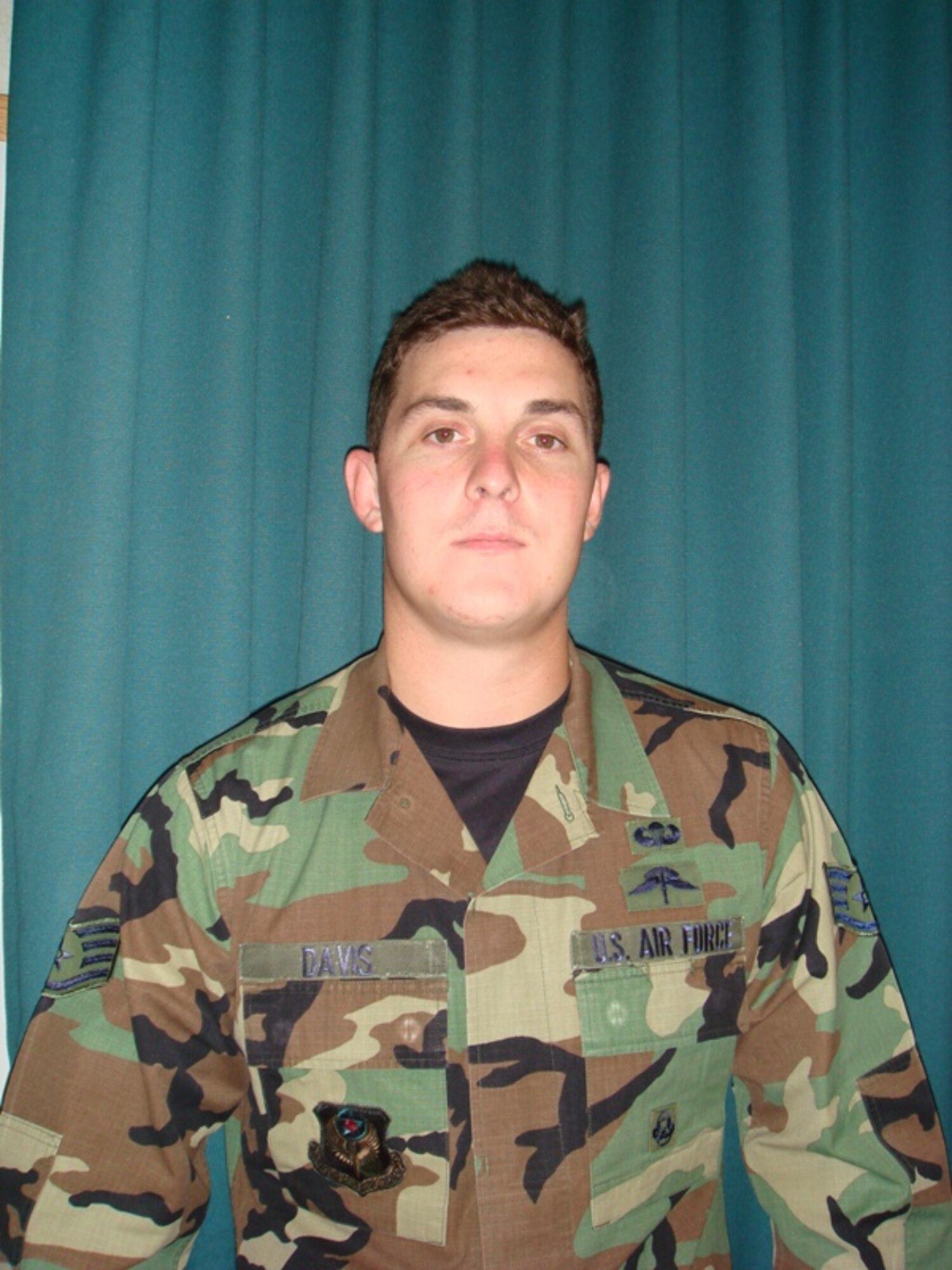 Staff Sgt. Timothy P. Davis died of wounds suffered when his vehicle encountered an improvised explosice device Feb. 20, 2009 in Afghanistan. He was assigned to the 23rd Special Tactics Squadron at Hurlburt Field, Fla. (U.S. Air Force photo)