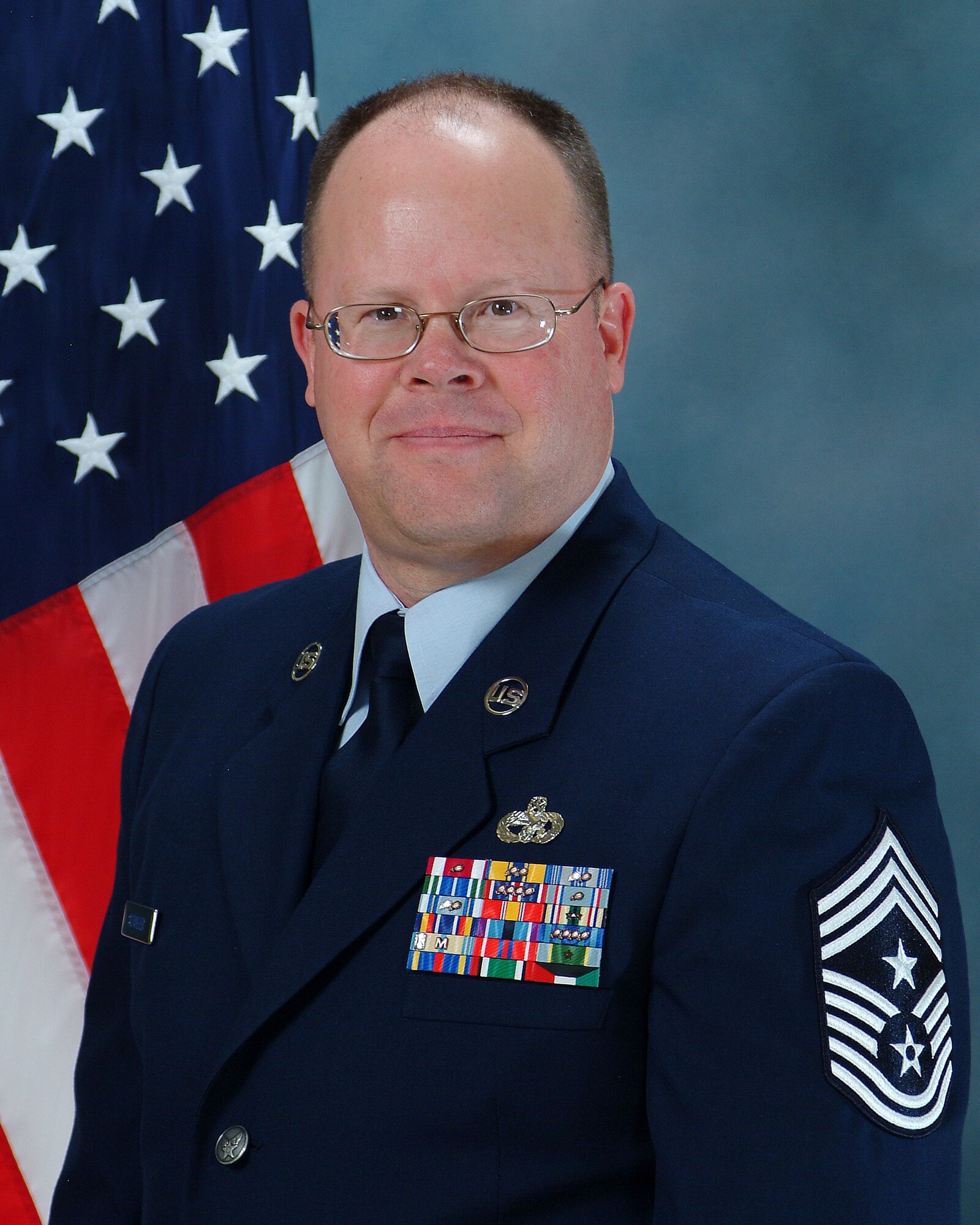 Chief Master Sgt. (ret.) Kirby Schueler, the 302nd Airlift Wing's former command chief from October 2005 to January 2009. (U.S. Air Force photo)