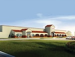 Artist's rendering of the base exchange (Courtesy graphic)