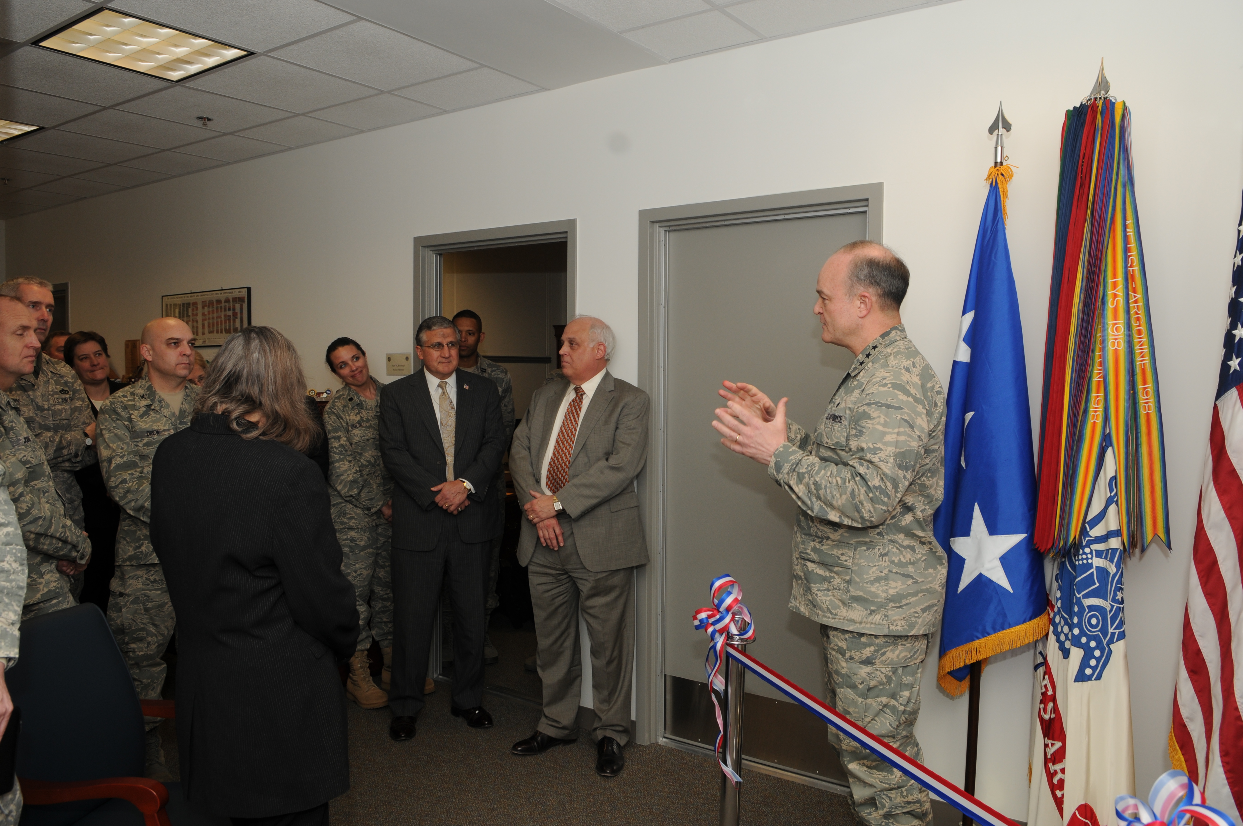 Ribbon cutting ceremony held for joint Army/Air Force legal office at
