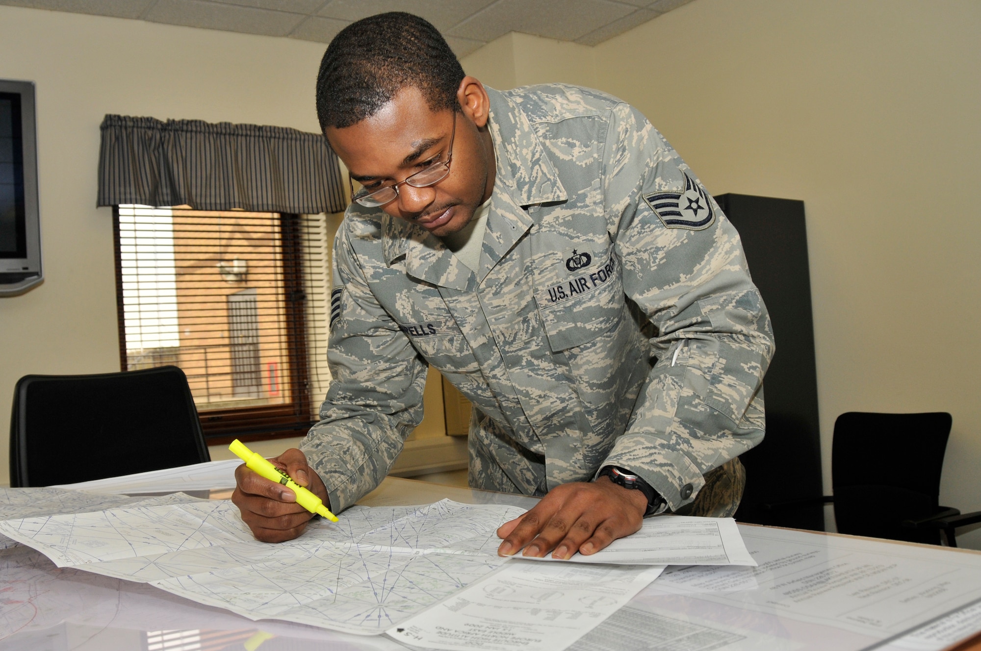 SSgt Carlos Spells, 48th Operations Support Squadron NCO in charge of airfield management operations, was nominated for the Liberty Spotlight by his chain of command because he practices the Air Force core values of "Service before Self" and "Excellence in All We Do". 
