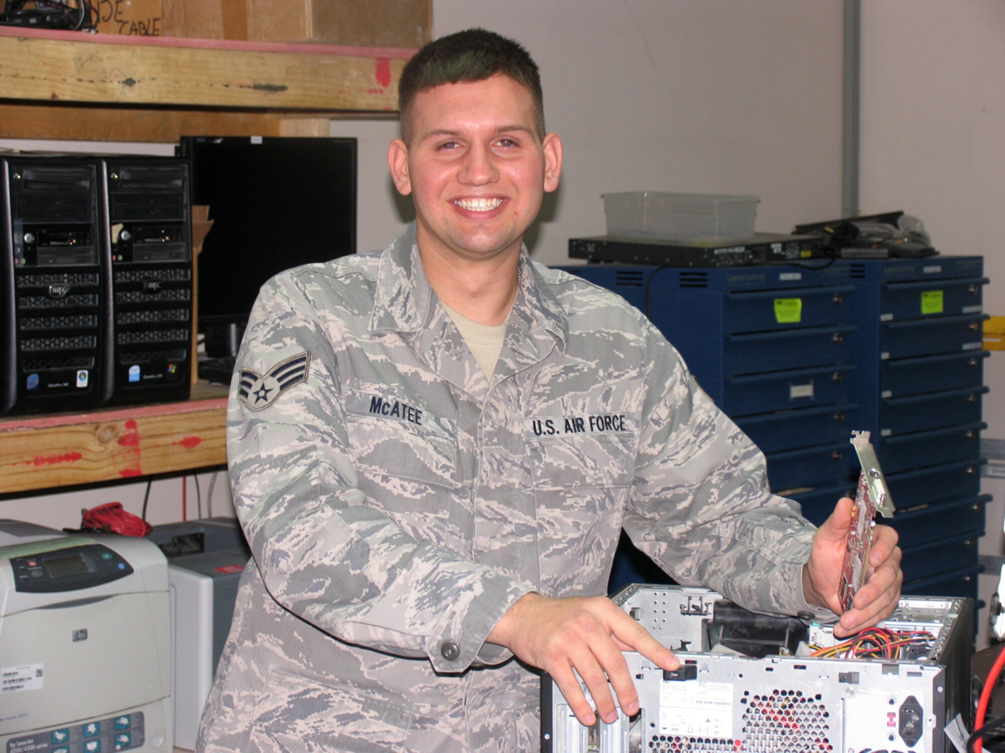 SOUTHWEST ASIA -- Senior Airman Joshua McAtee (U.S. Air Force courtesy photo)