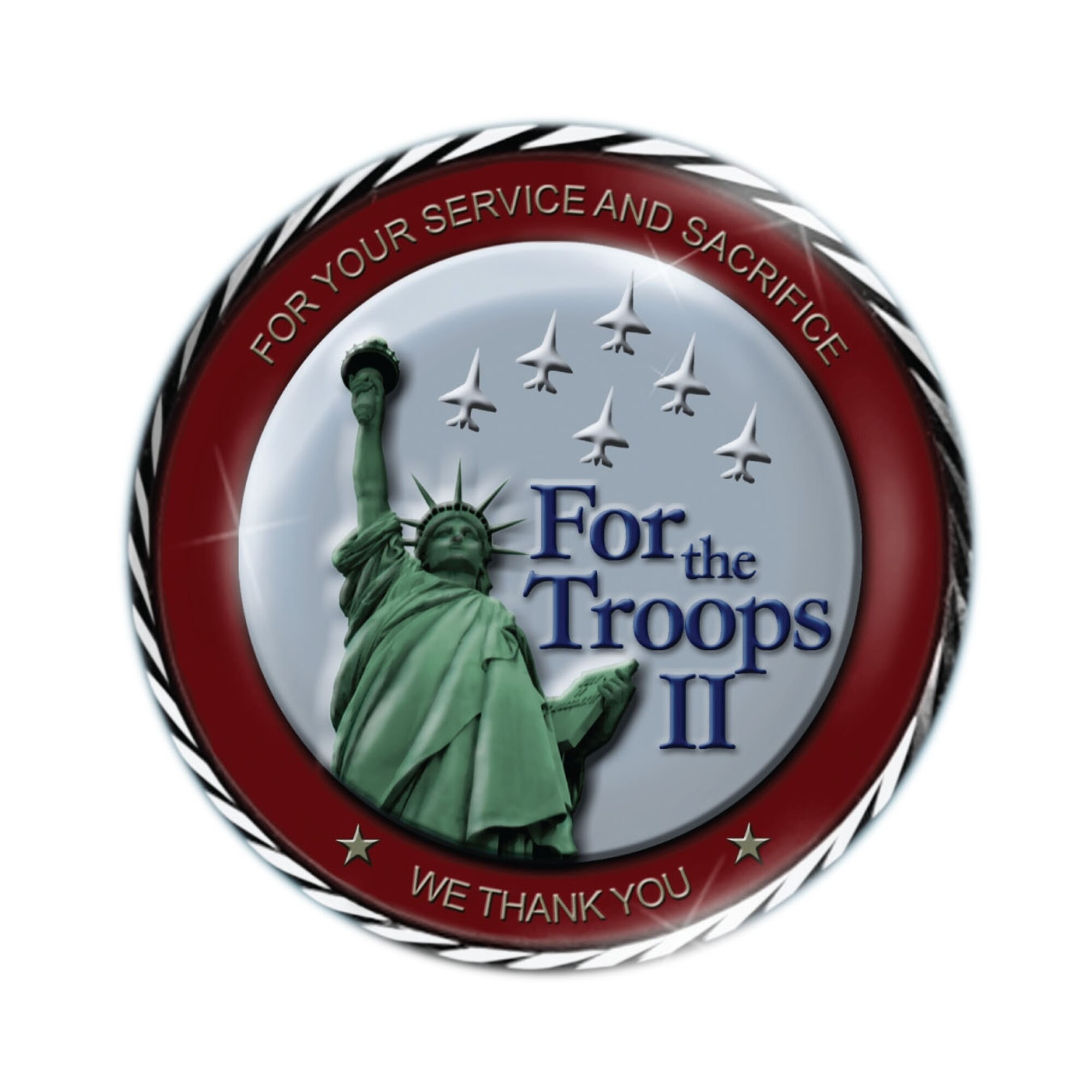VANDENBERG AIR FORCE BASE, Calif. --  The "For the Troops II" logo. (Courtesy graphic)
